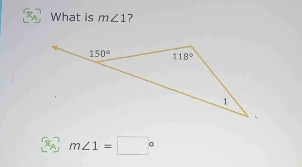 what is $m\\angle1$? $m\\angle1=\\square^\\circ$