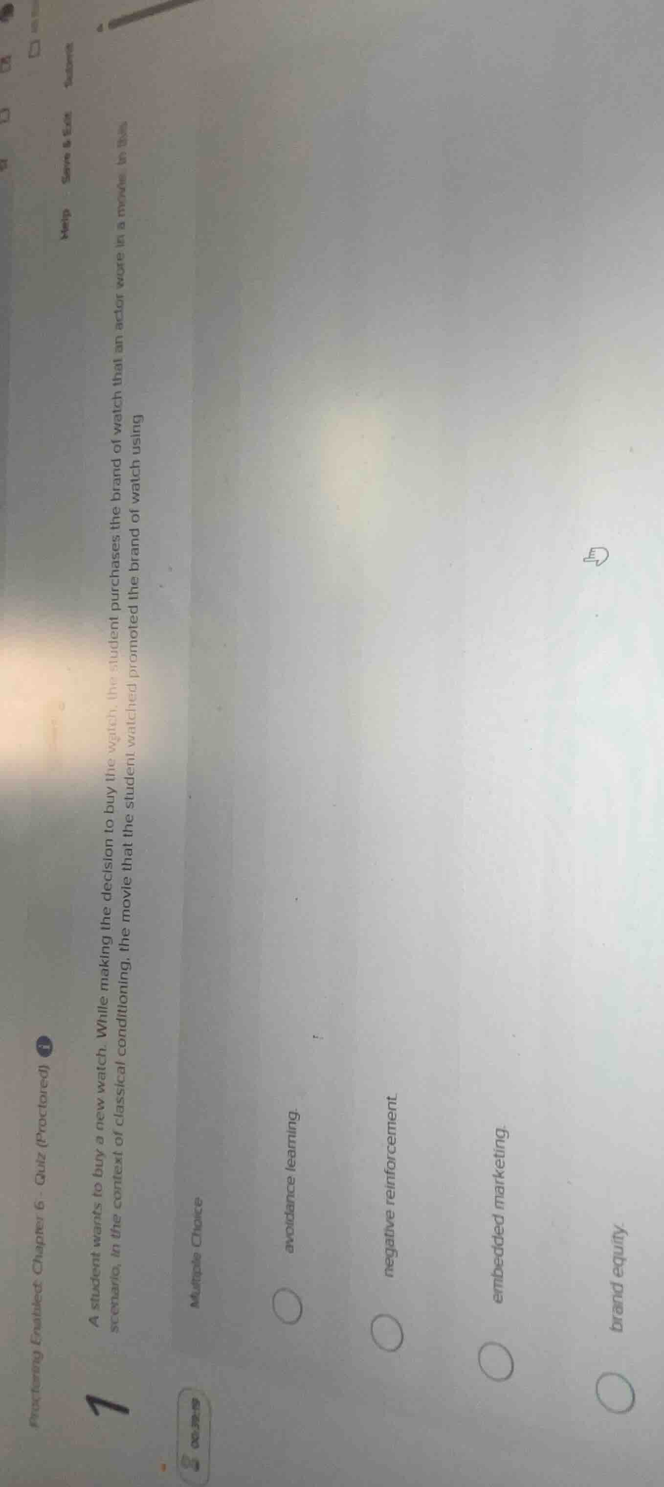 proctoring enabled: chapter 6 - quiz (proctored)help save & exit submit…