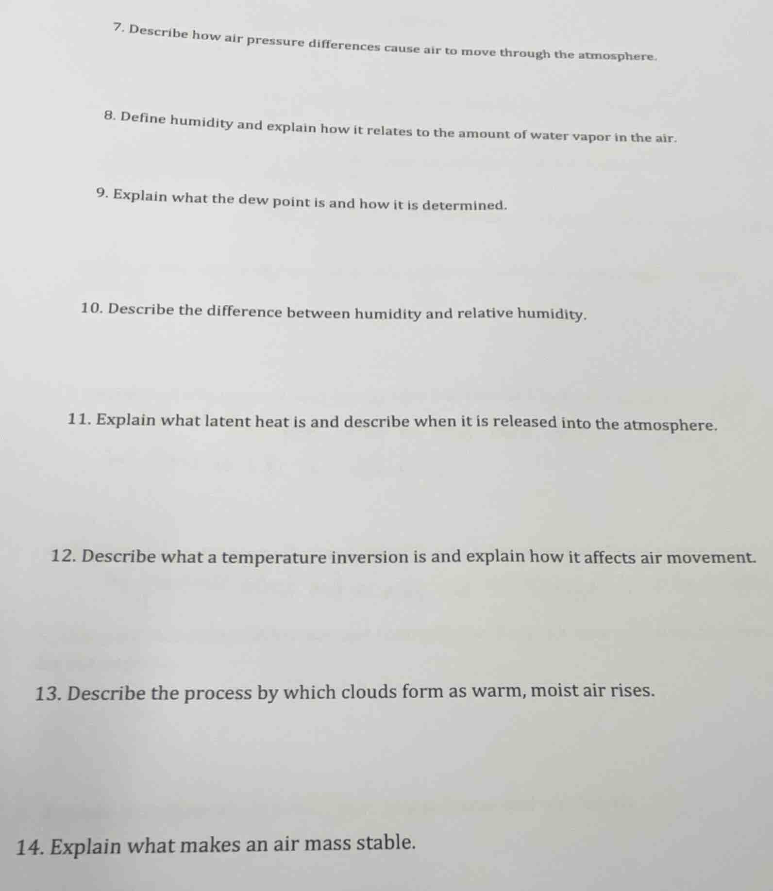 7. describe how air pressure differences cause air to move through the …