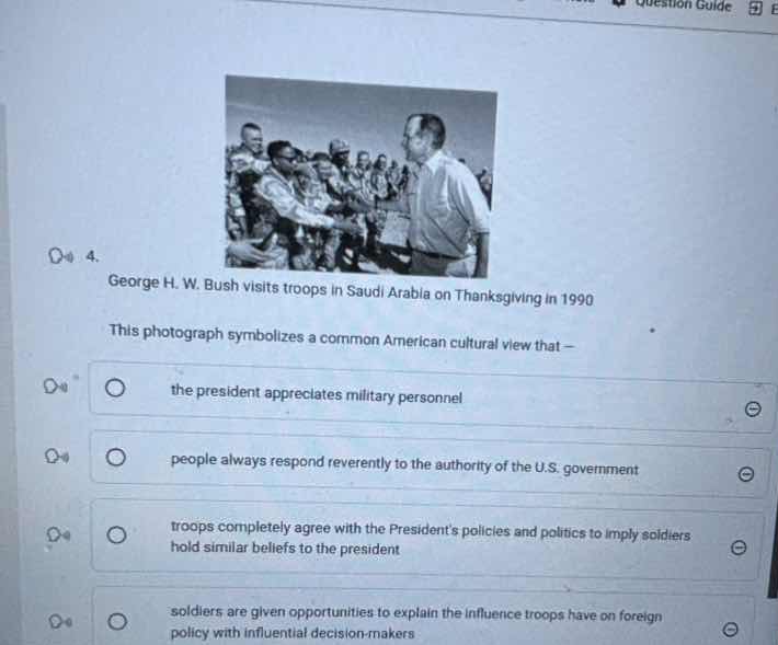 4. george h. w. bush visits troops in saudi arabia on thanksgiving in 1…