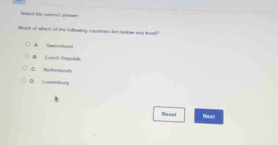 select the correct answer. much of which of the following countries lie…