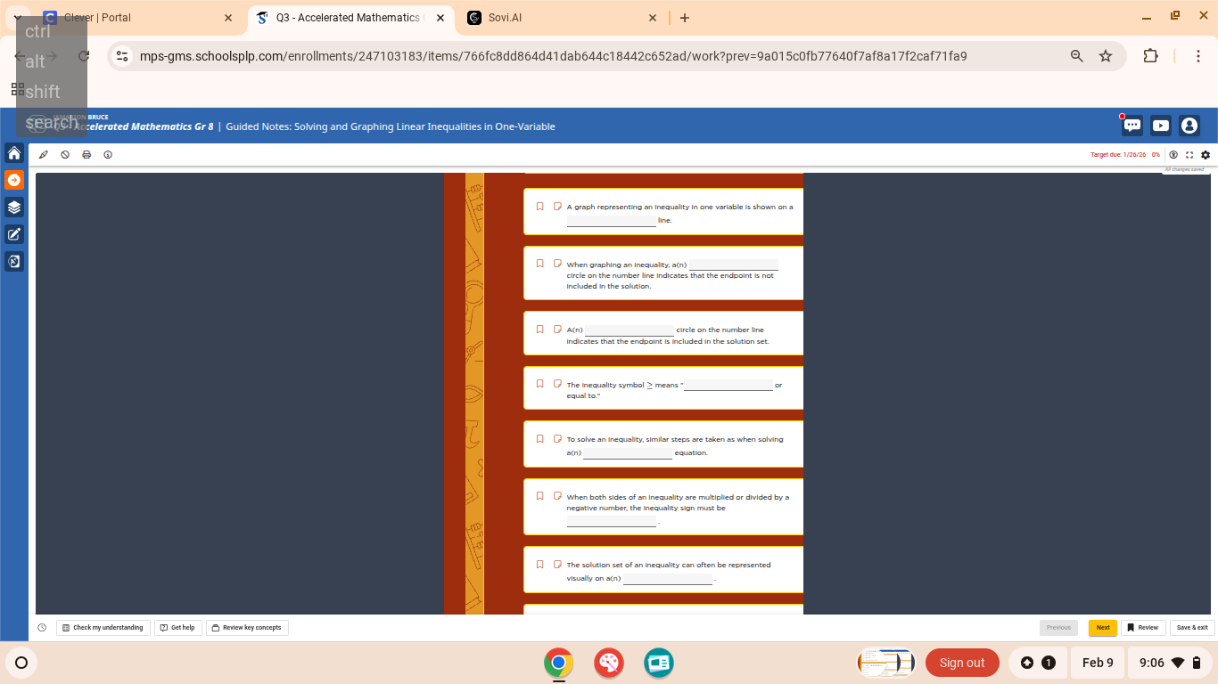 accelerated mathematics gr 8 | guided notes: solving and graphing linea…
