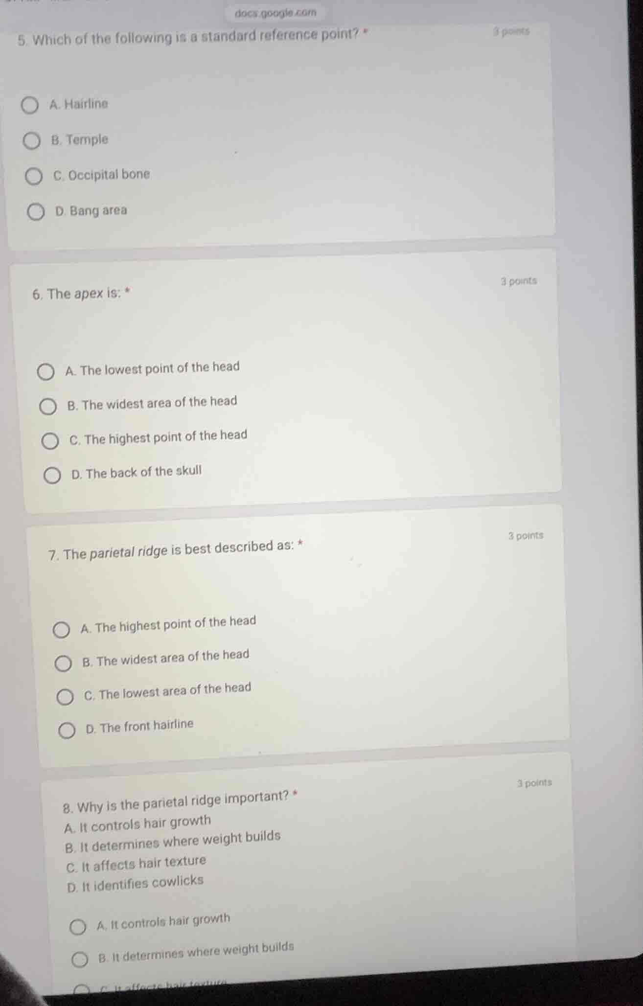 5. which of the following is a standard reference point? *3 pointsa. ha…