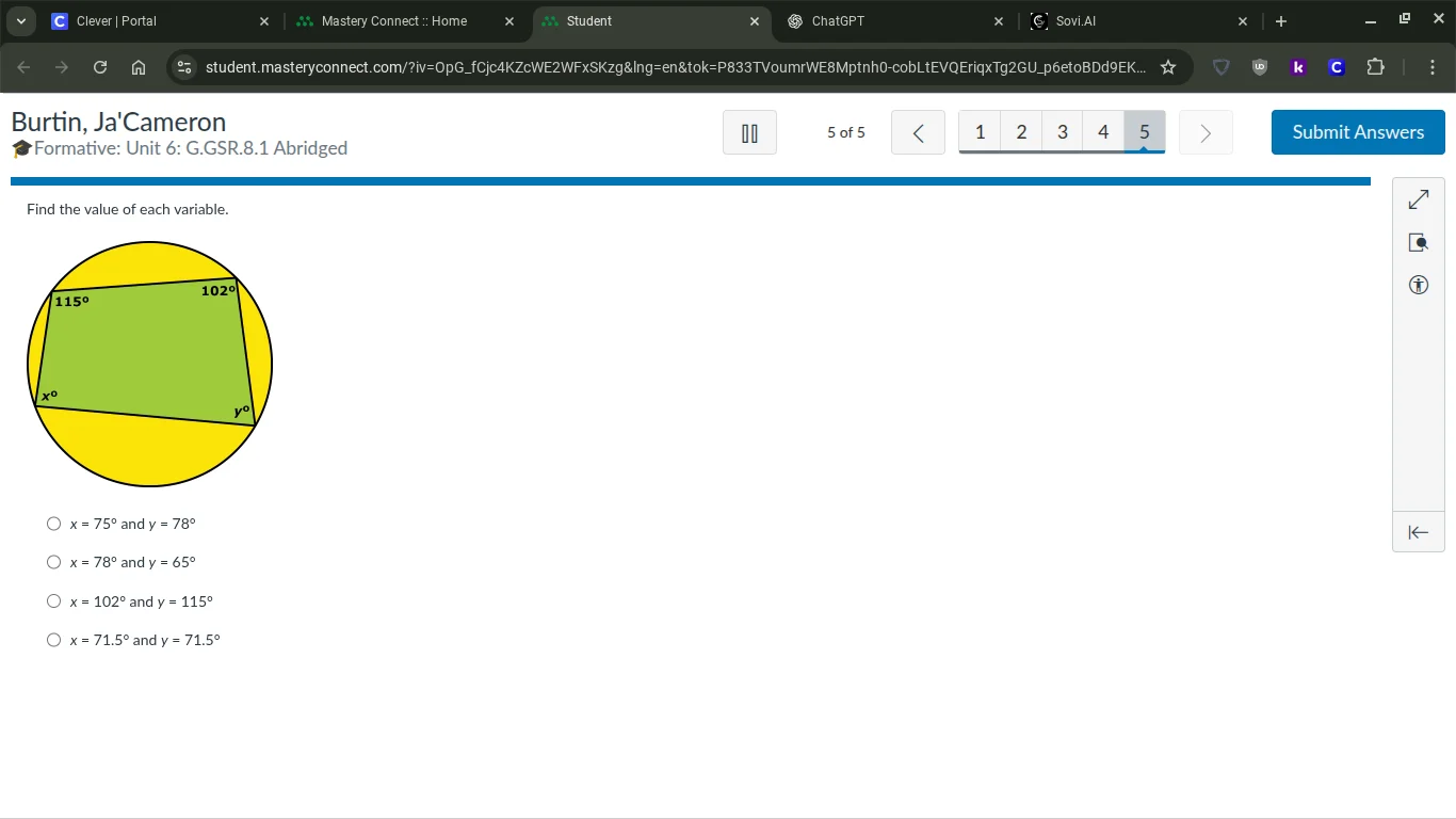 burtin, jacameron formative: unit 6: g.gsr.8.1 abridged 5 of 5 find the…