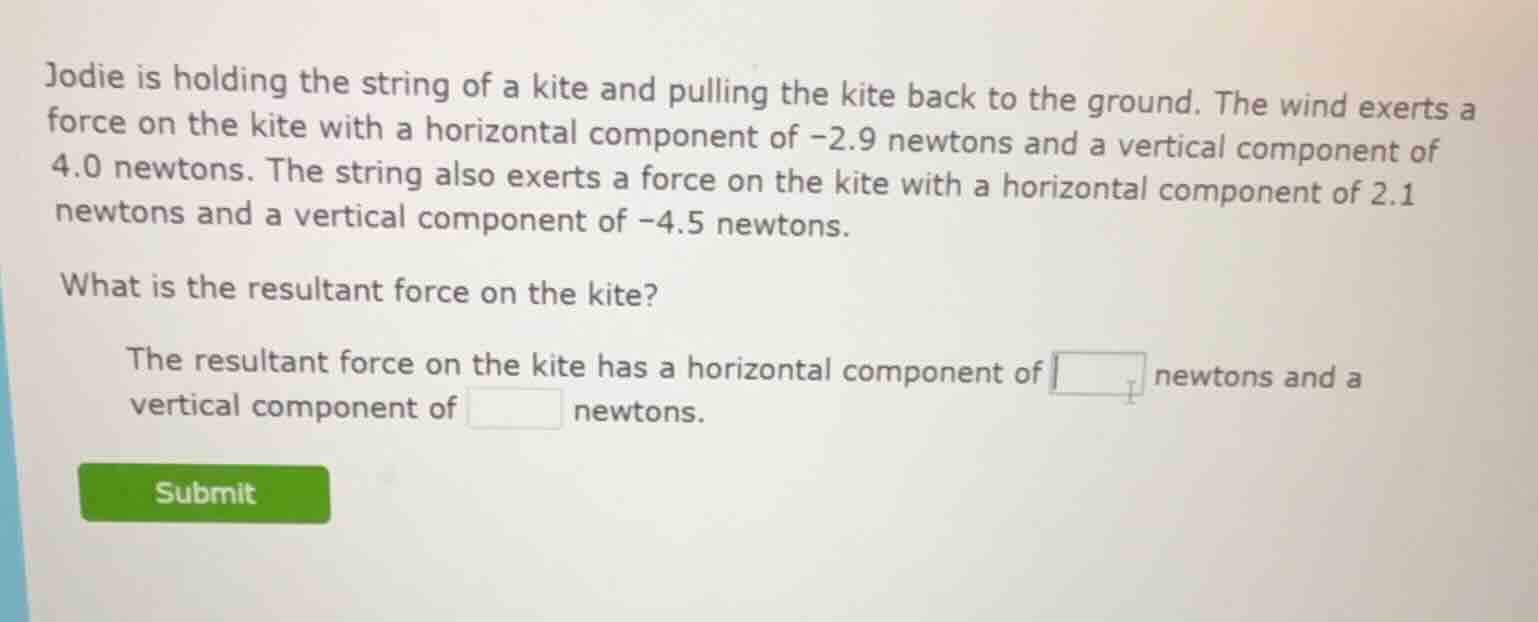 jodie is holding the string of a kite and pulling the kite back to the …