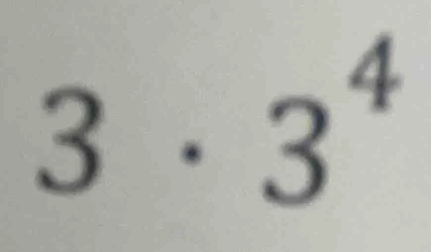$3 cdot 3^4$
