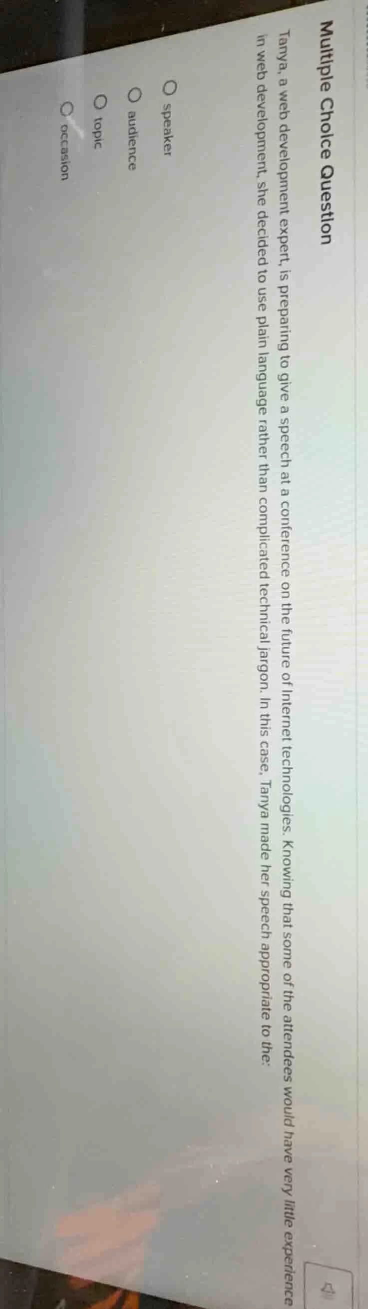 multiple choice question tanya, a web development expert, is preparing …