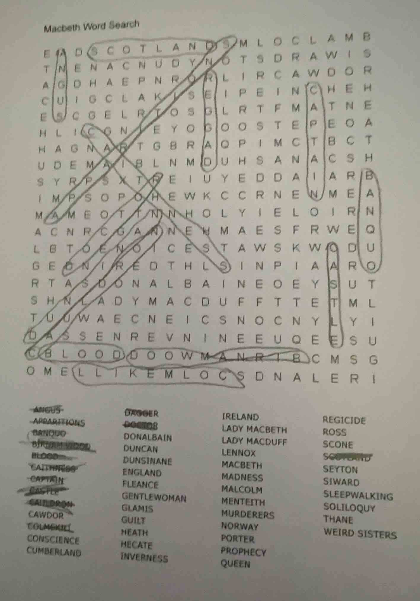 macbeth word search e a d s c o t l a n d s m l o c l a m b t n e n a c…