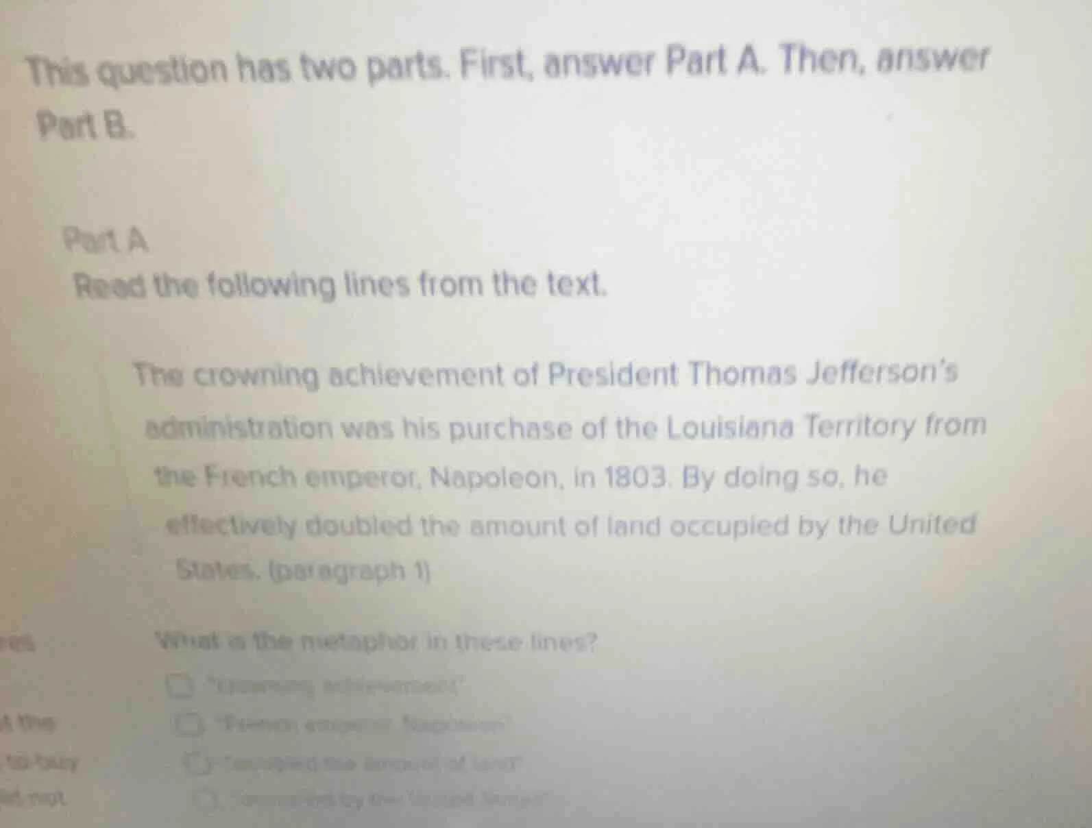 this question has two parts. first, answer part a. then, answer part b.…