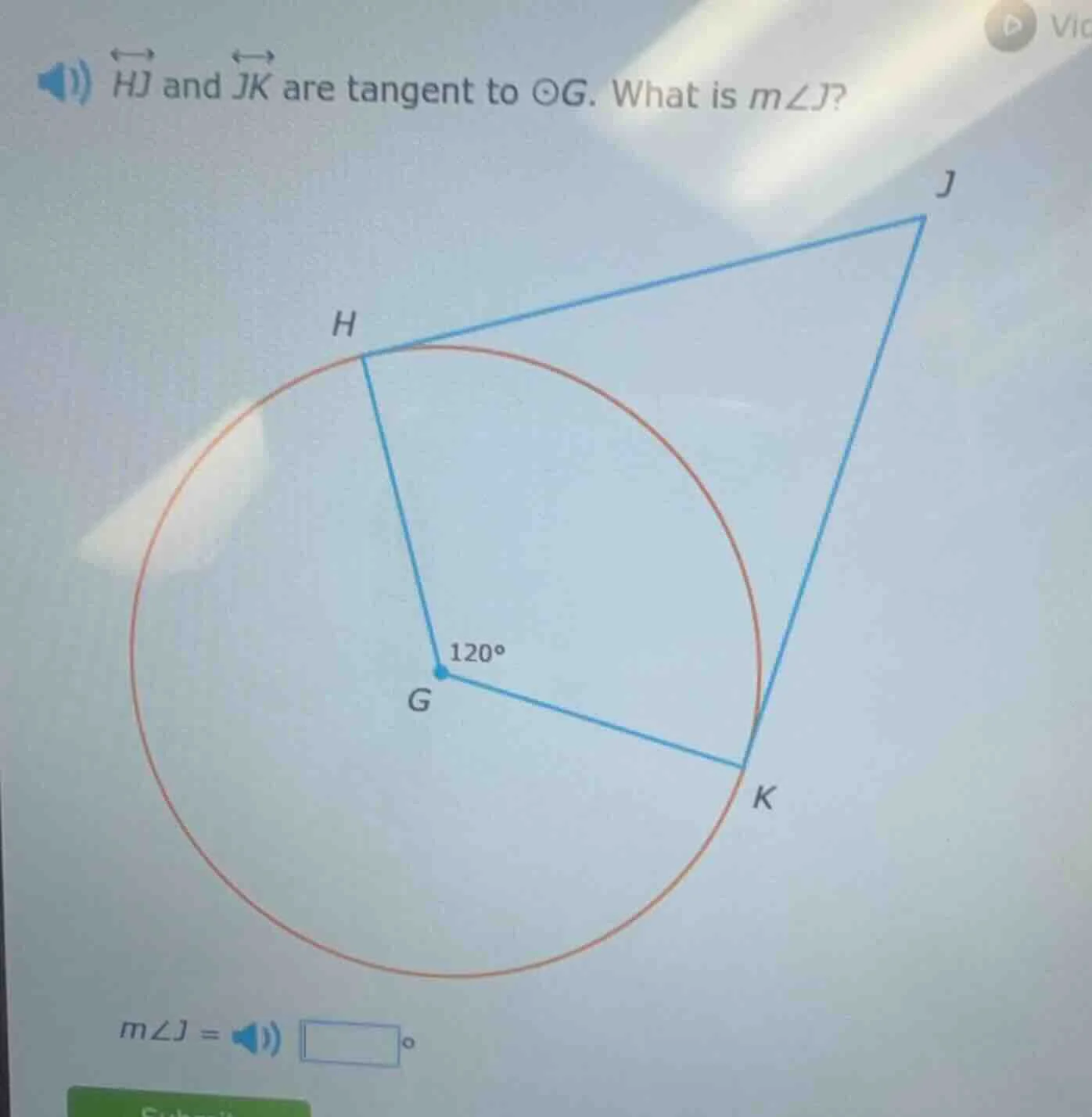 $overleftrightarrow{hj}$ and $overleftrightarrow{jk}$ are tangent to $o…