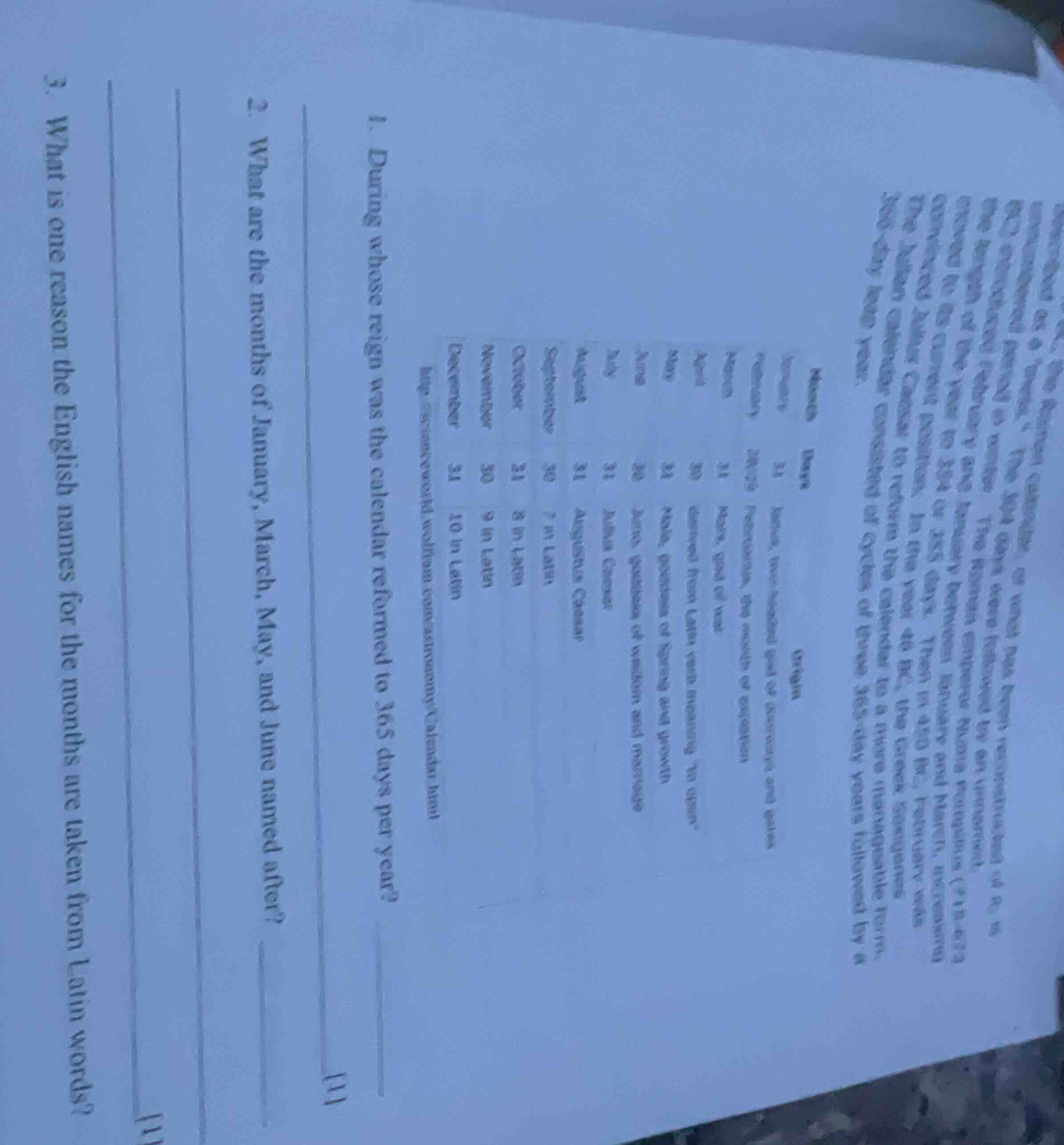 described as a lunar. the 304 days were followed by an unnumbered perio…