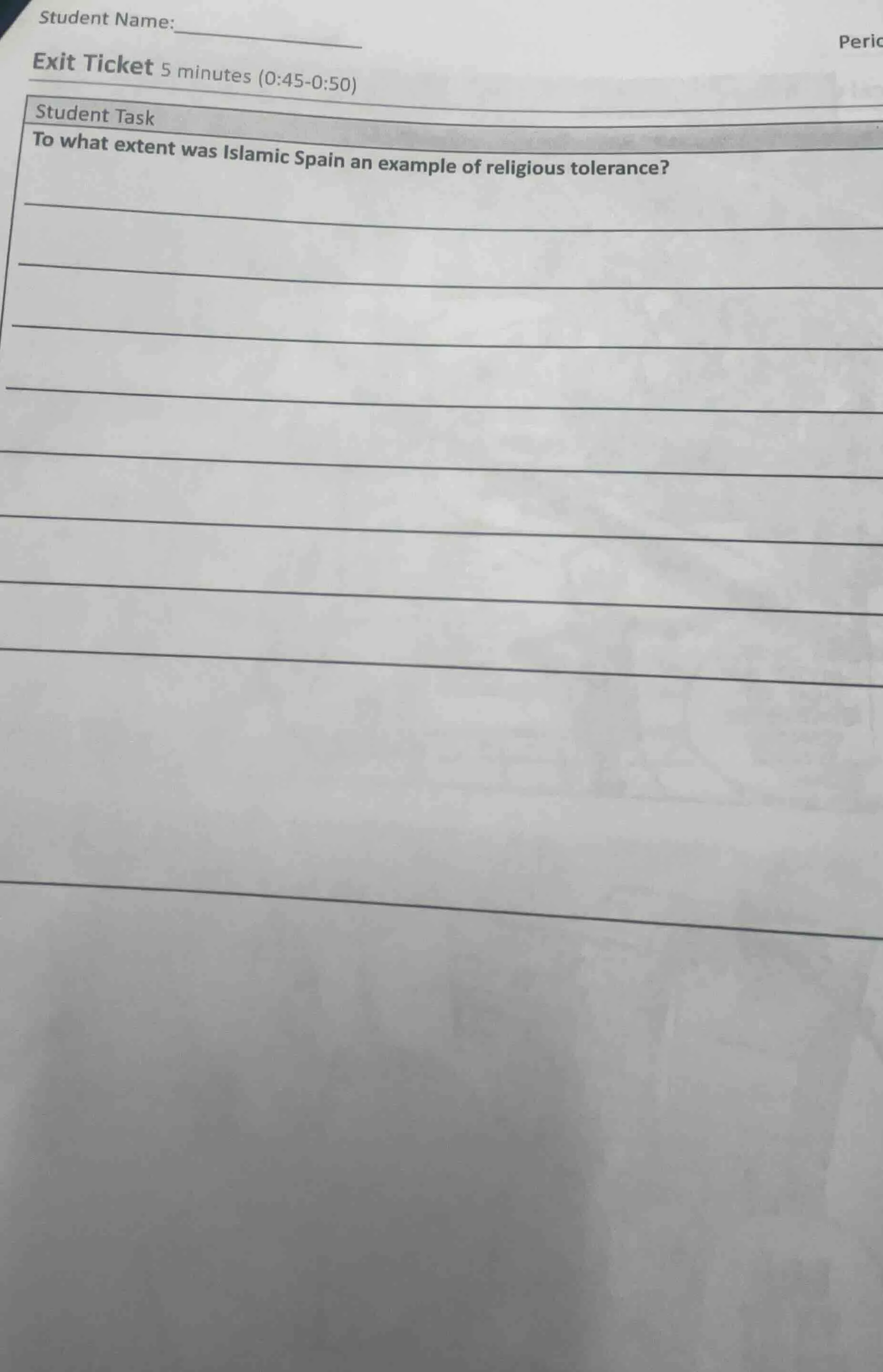 student name:_______pericexit ticket 5 minutes (0:45-0:50)student taskt…
