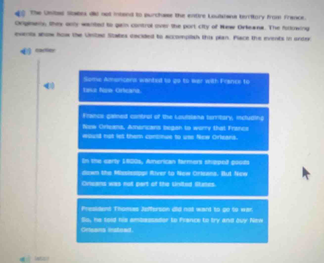 the united states did not intend to purchase the entire louisiana terri…