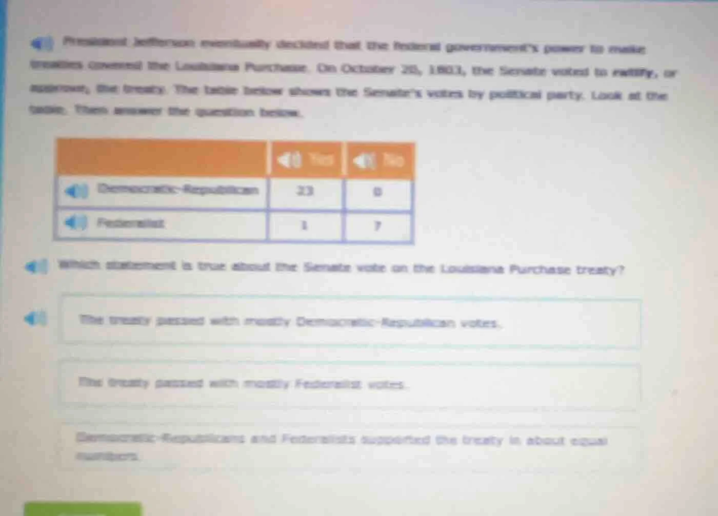 president jefferson eventually decided that the federal governments pow…