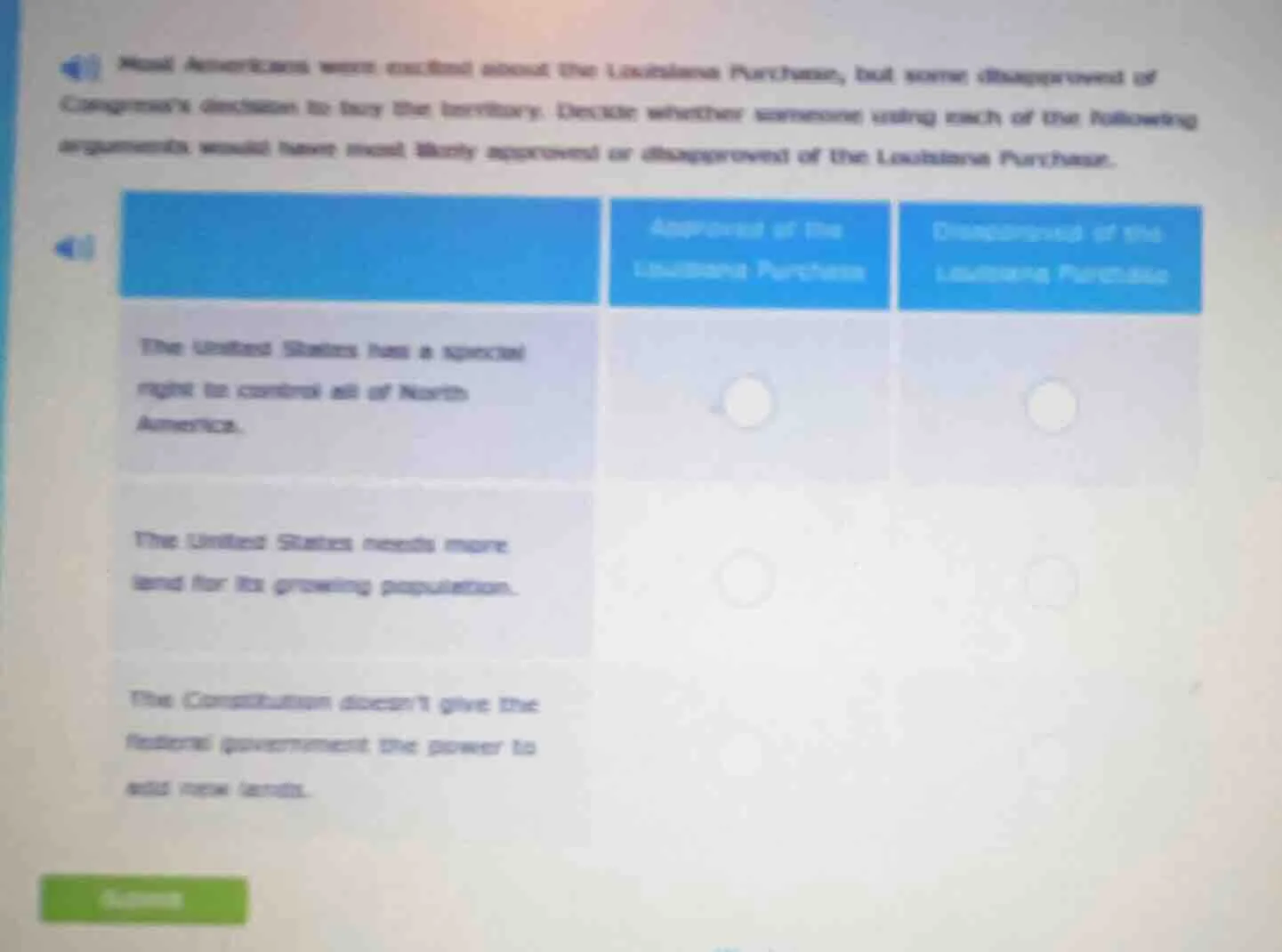 most americans were excited about the louisiana purchase, but some disa…