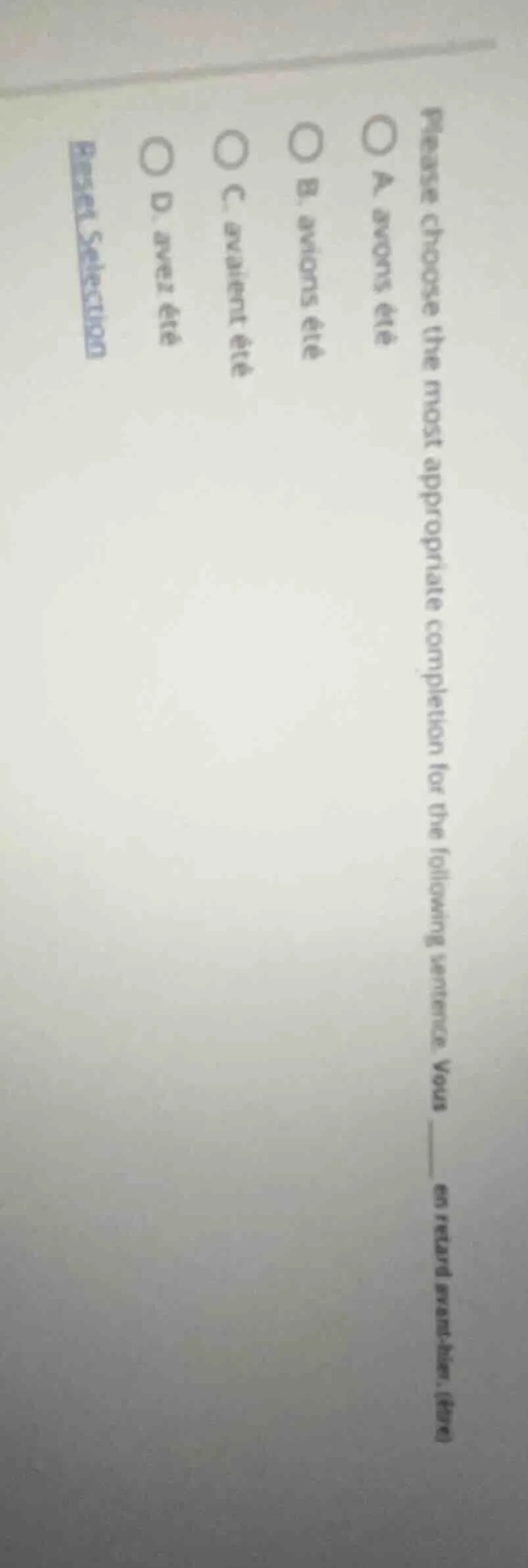 please choose the most appropriate completion for the following sentenc…