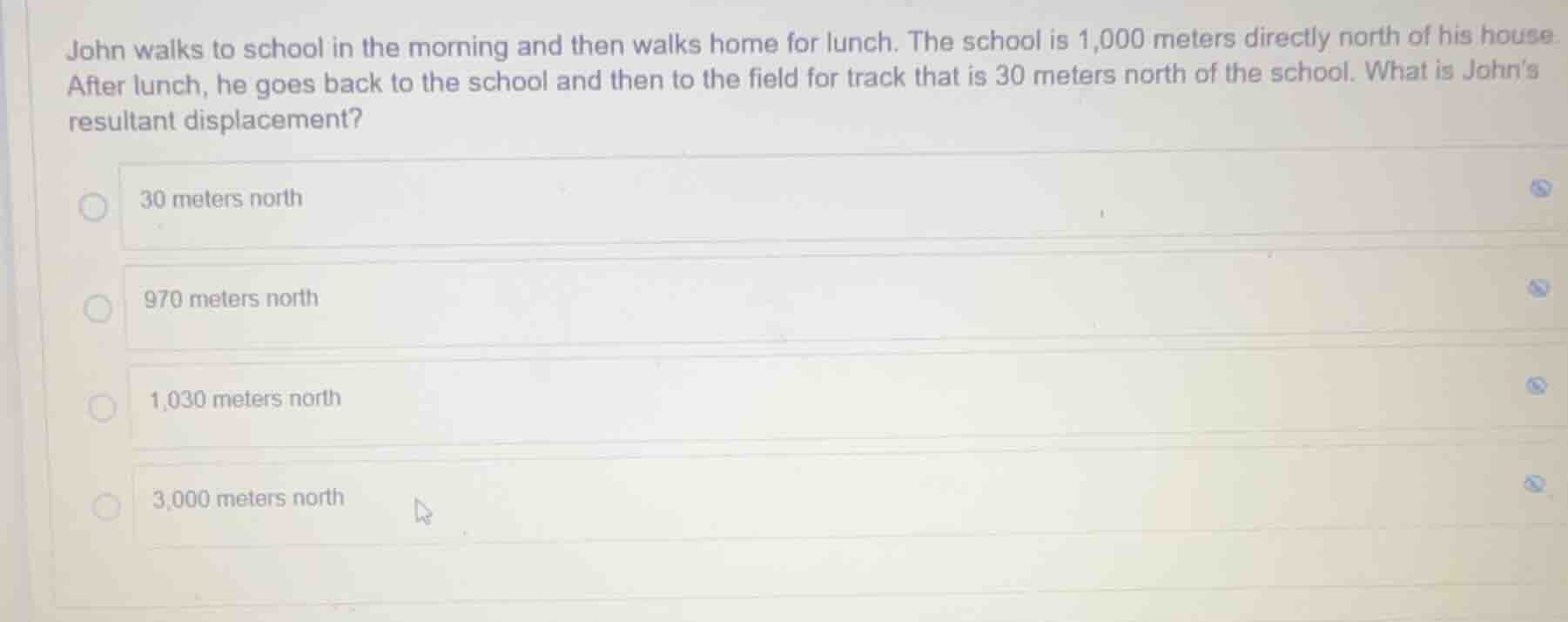 john walks to school in the morning and then walks home for lunch. the …