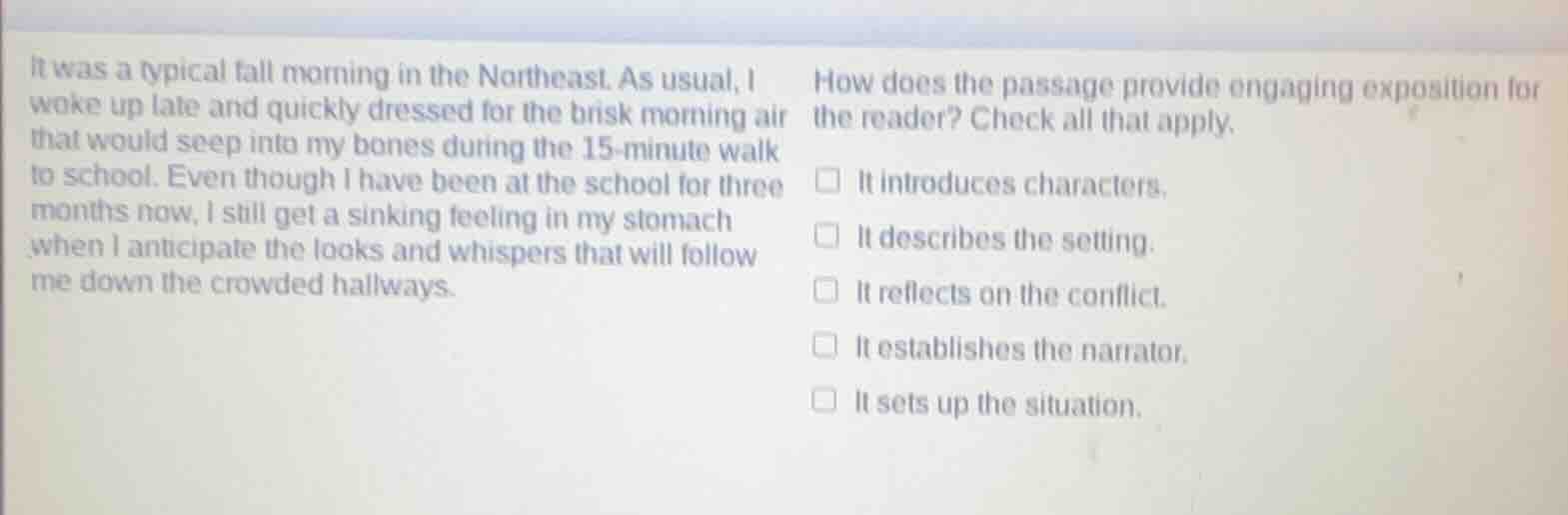 it was a typical fall morning in the northeast. as usual, i woke up lat…