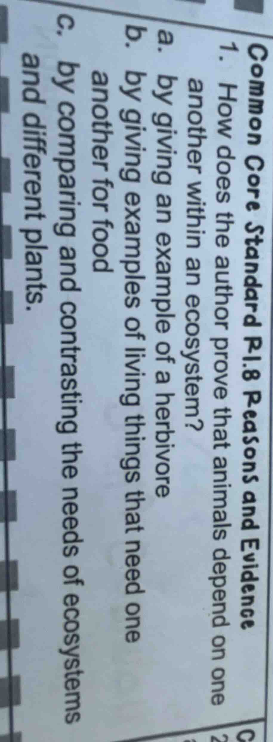 common core ri.8 reasons and evidence 1. how does the author prove that…