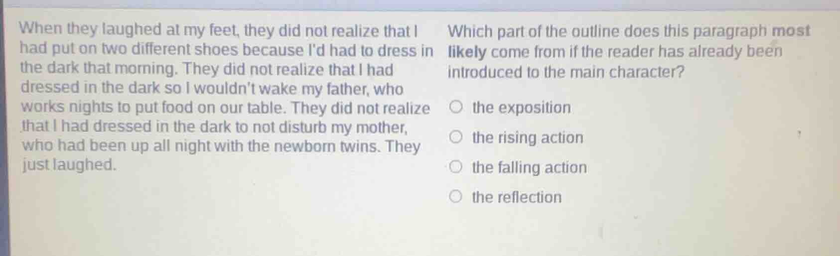 when they laughed at my feet, they did not realize that i had put on tw…