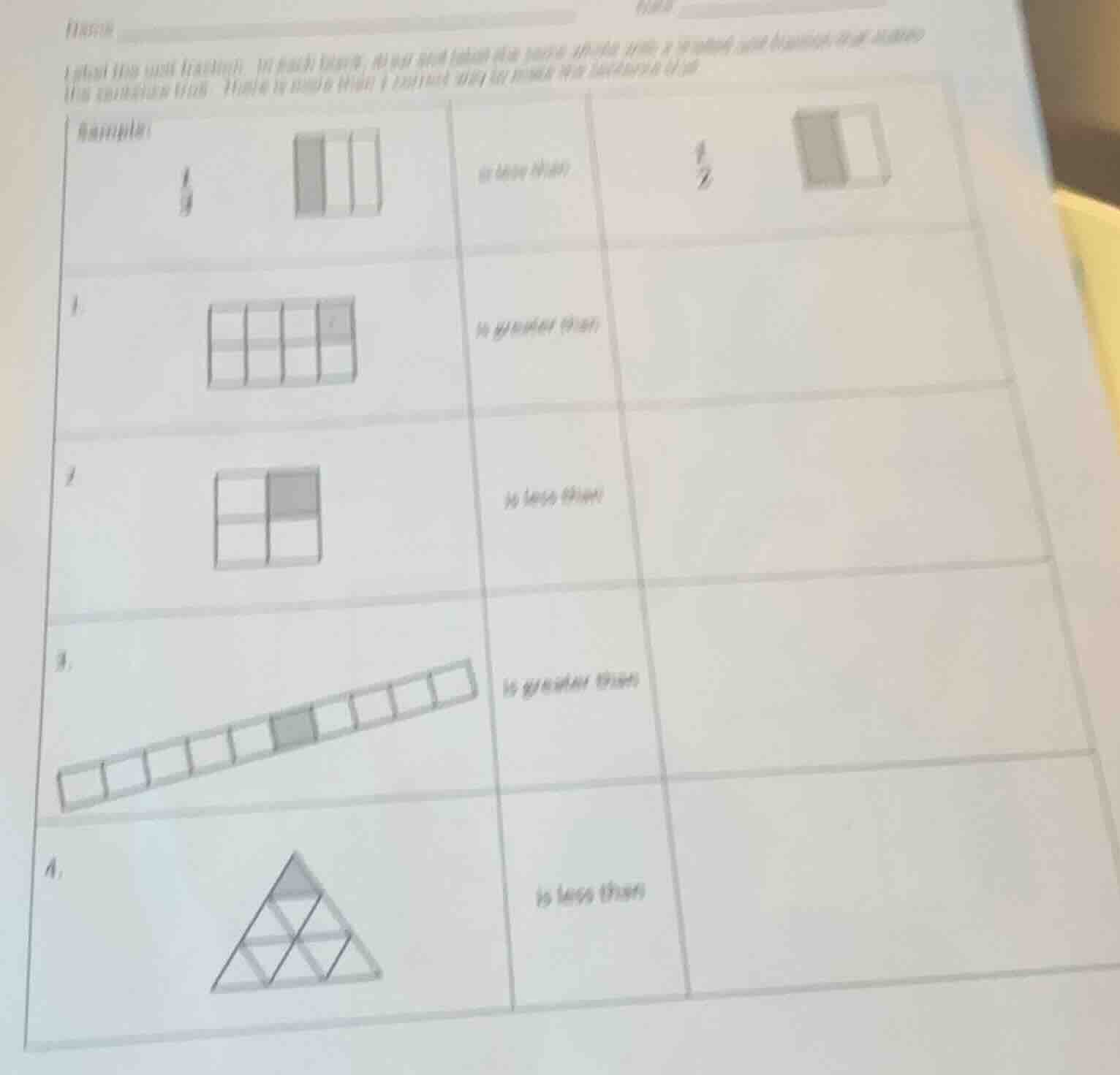 look at the task below. in each box, you are to draw the next shape wit…