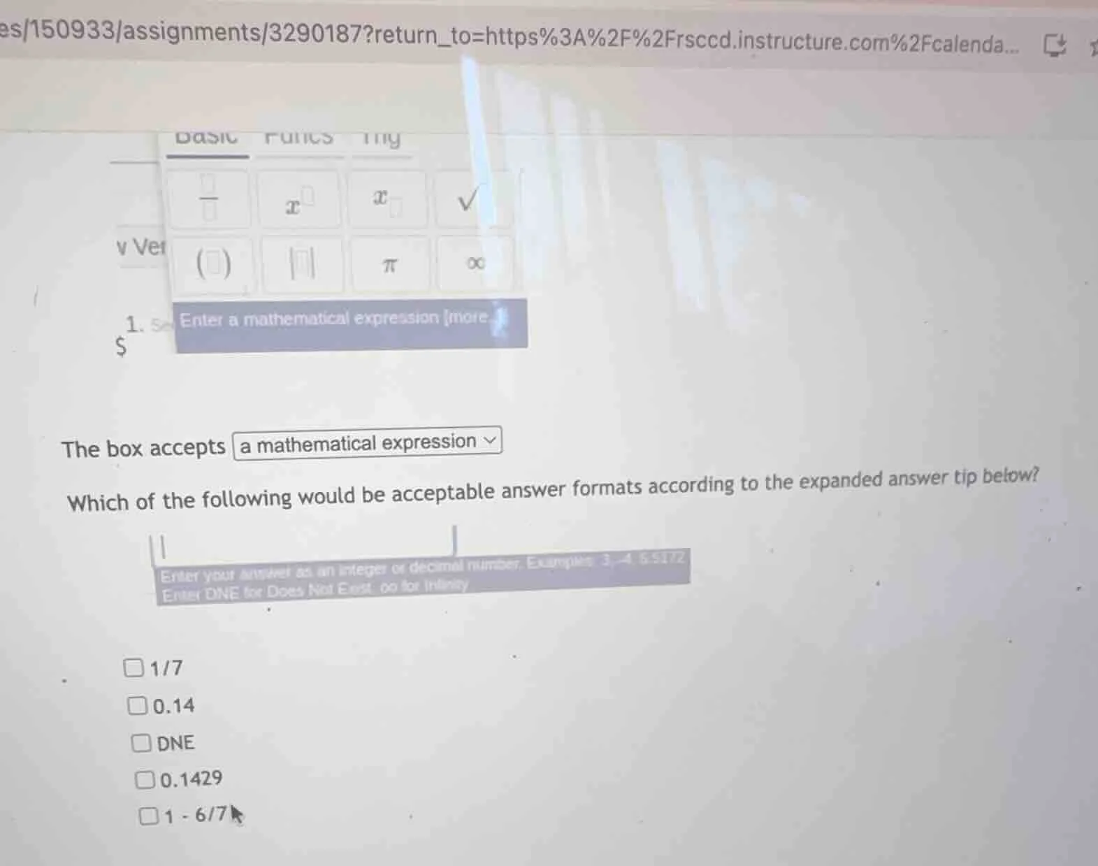 1.the box accepts a mathematical expressionwhich of the following would…