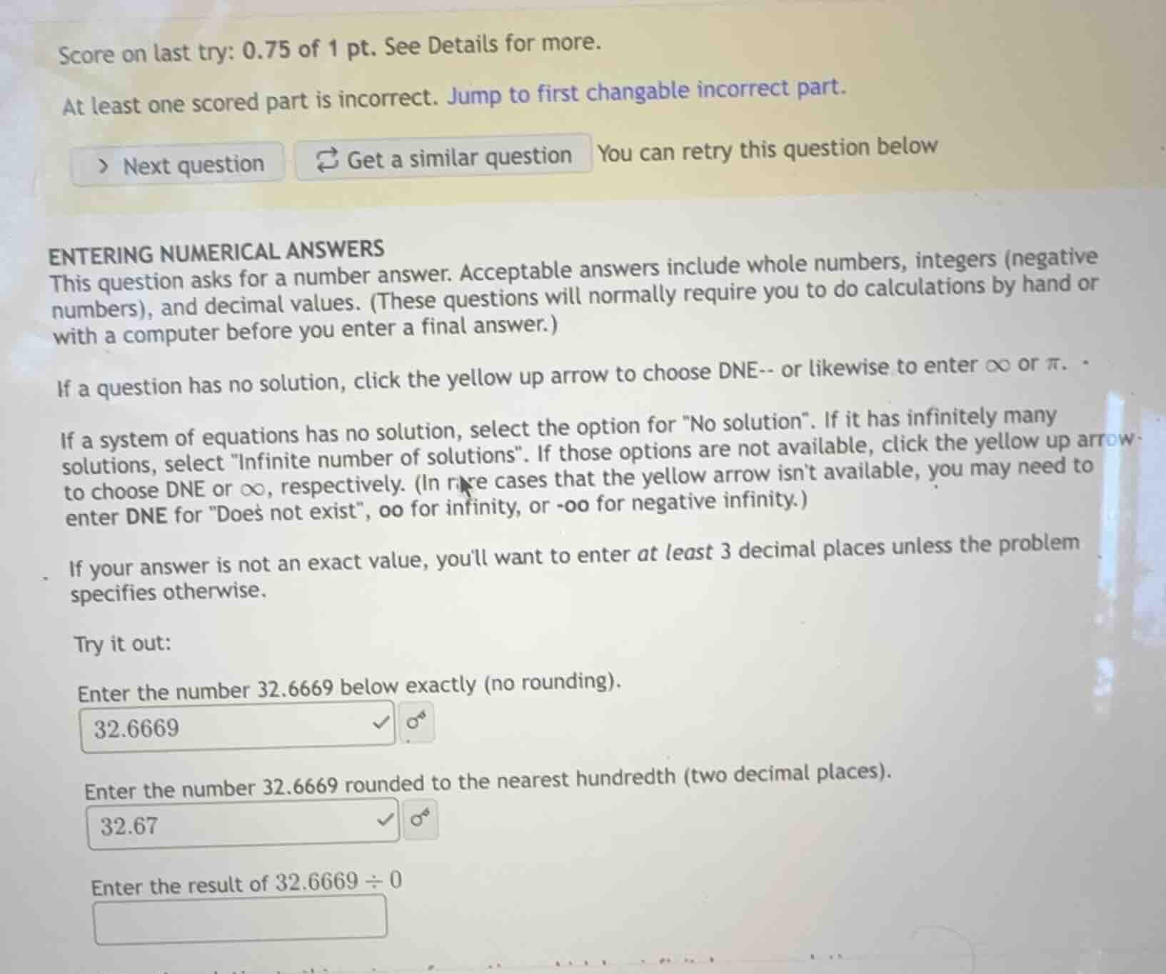 score on last try: 0.75 of 1 pt. see details for more. at least one sco…