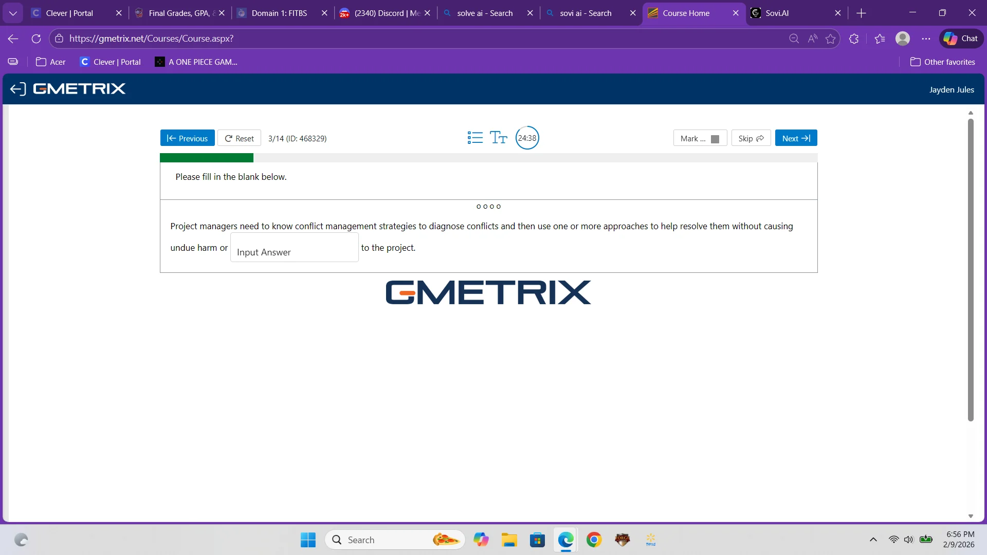 please fill in the blank below. project managers need to know conflict …