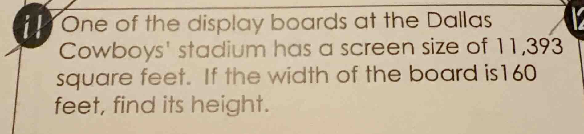 one of the display boards at the dallas cowboys stadium has a screen si…