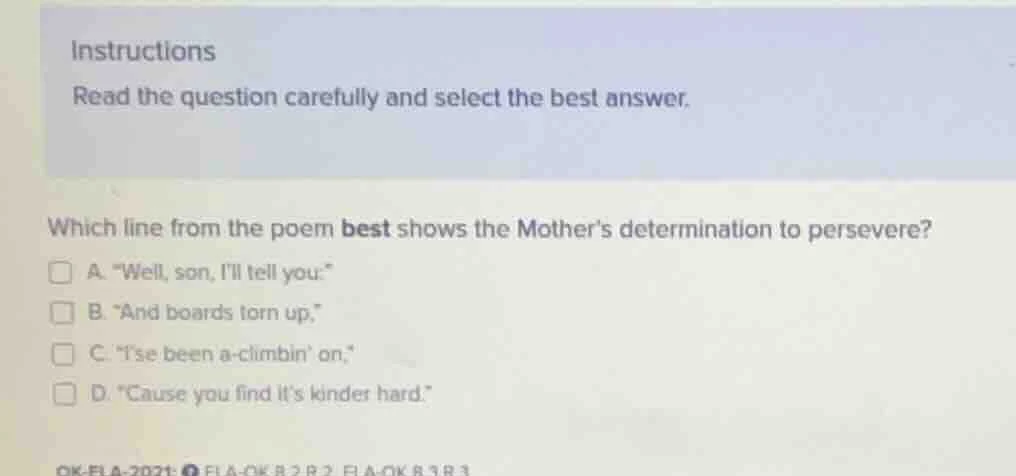 instructions read the question carefully and select the best answer. wh…