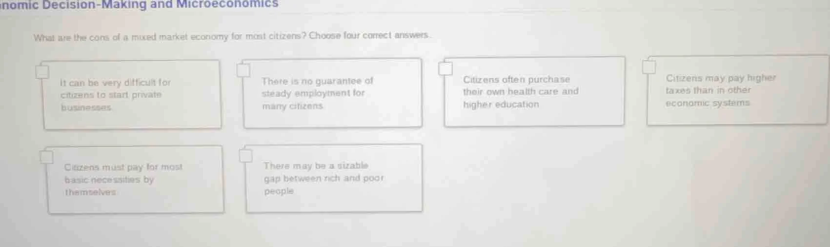 nomic decision-making and microeconomics what are the cons of a mixed m…