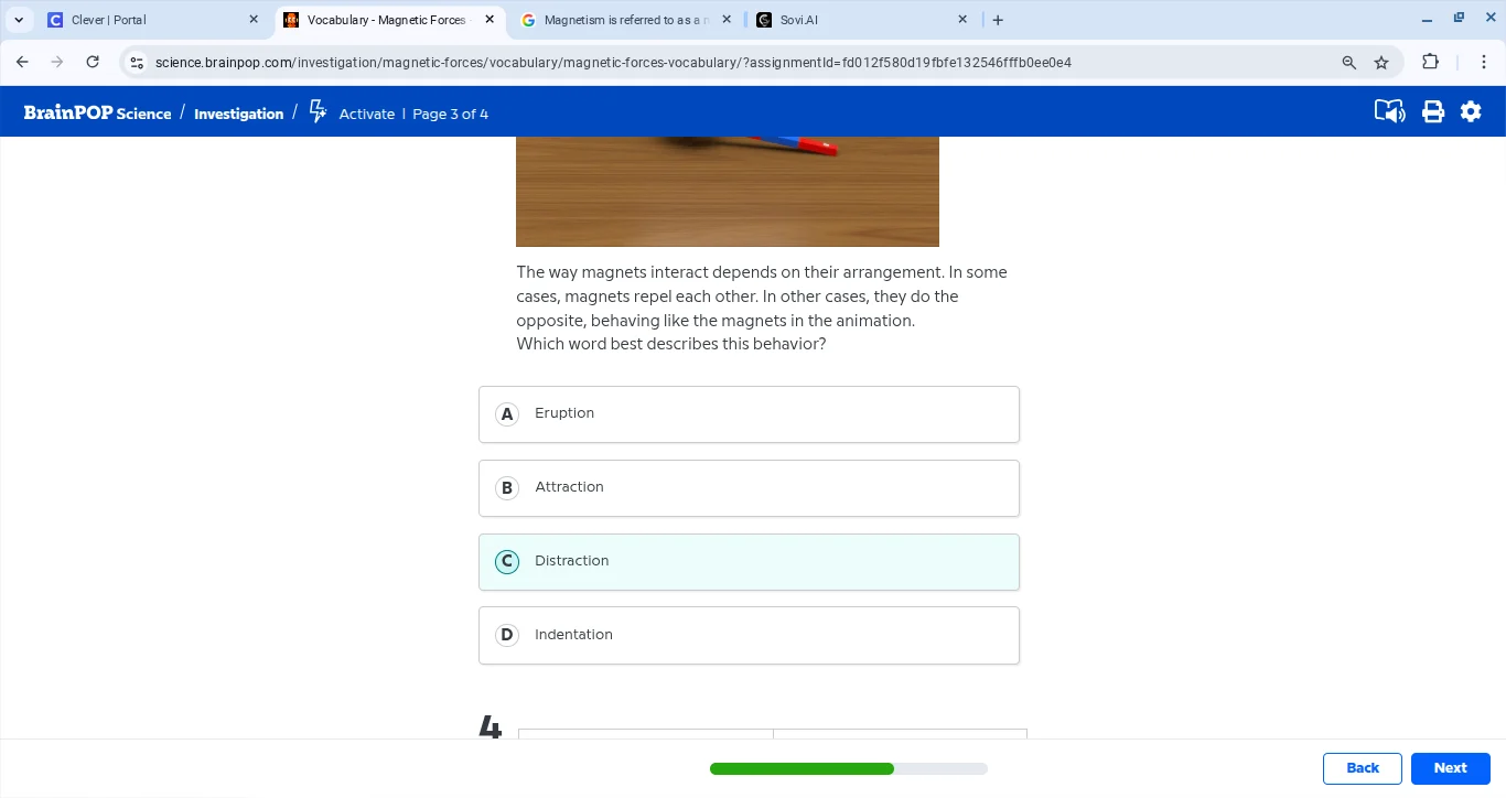 brainpop science / investigation / activate | page 3 of 4 the way magne…