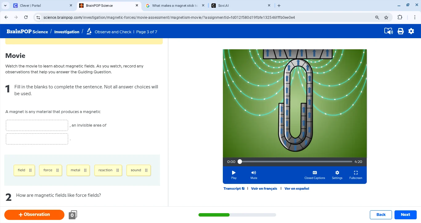 brainpop science / investigation / observe and check | page 3 of 7 movi…
