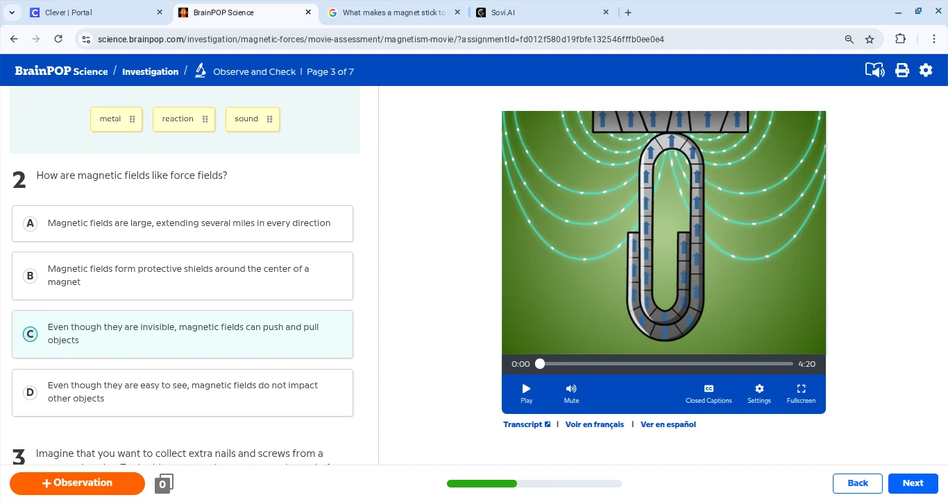 metal reaction sound 2 how are magnetic fields like force fields? a mag…