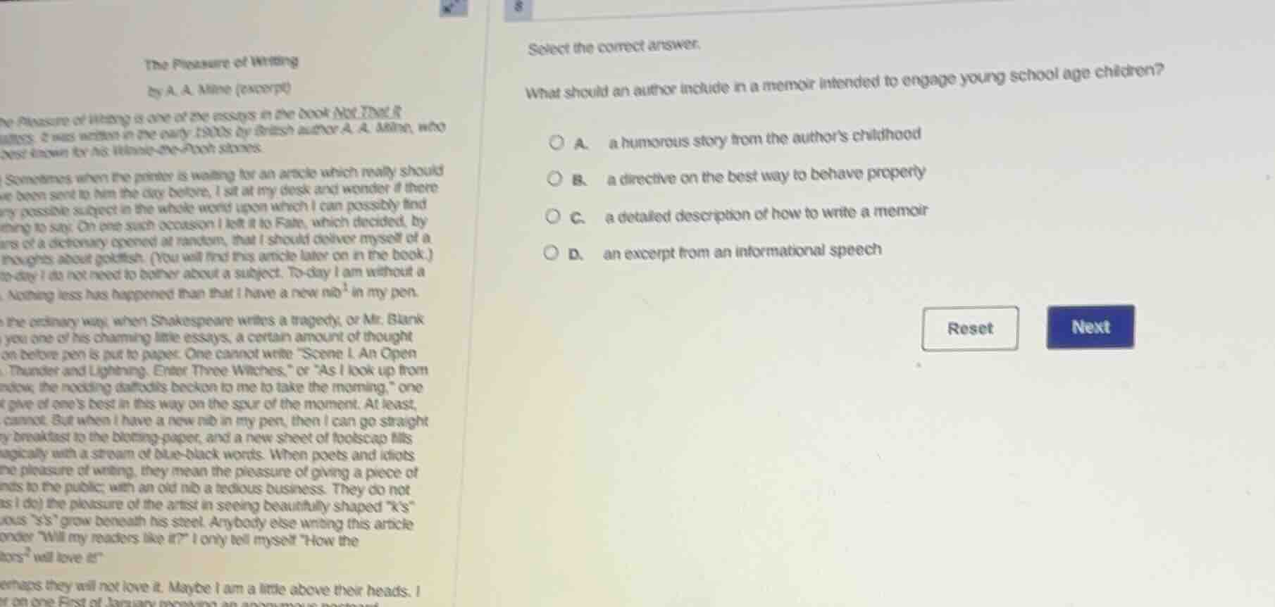 the pleasure of writing by a. a. milne (excerpt) the pleasure of writin…