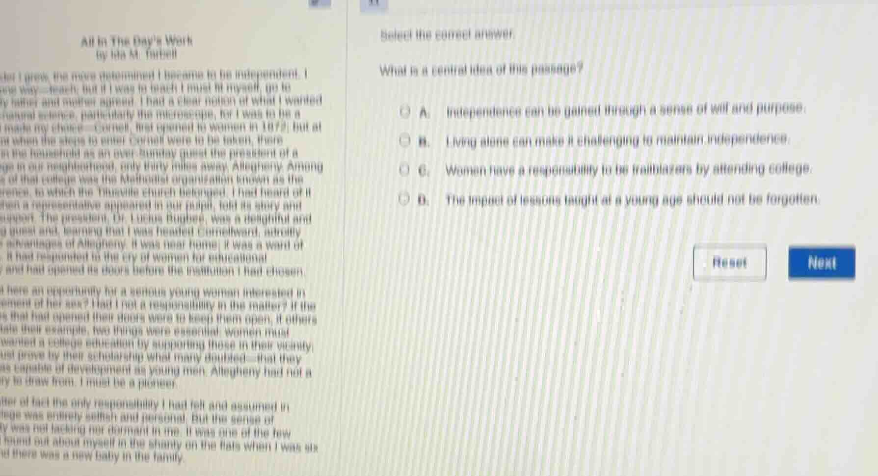 all in the days work by ida m. tarbell tder i grew, the more determined…