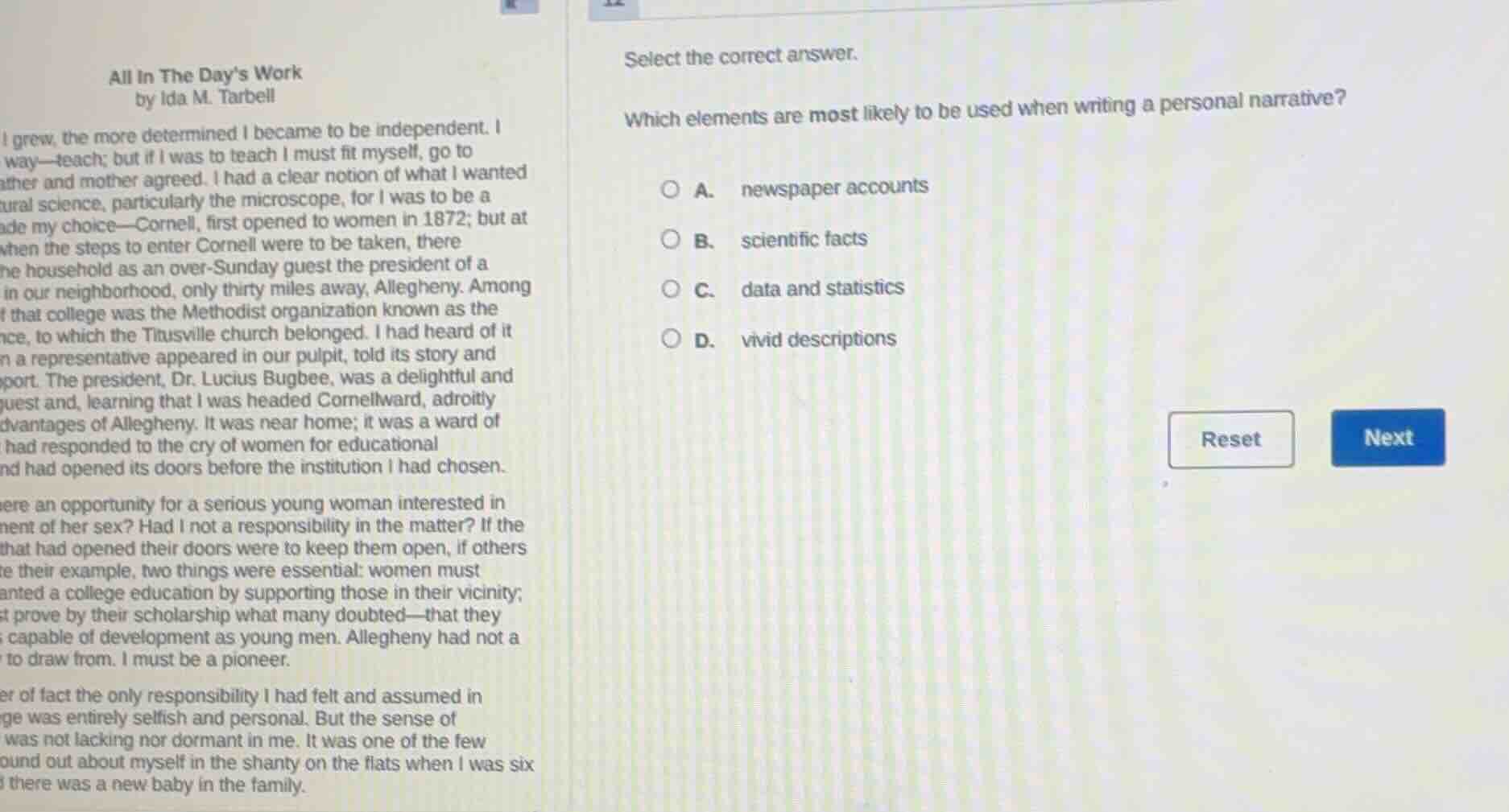all in the days work by ida m. tarbell i grew, the more determined i be…