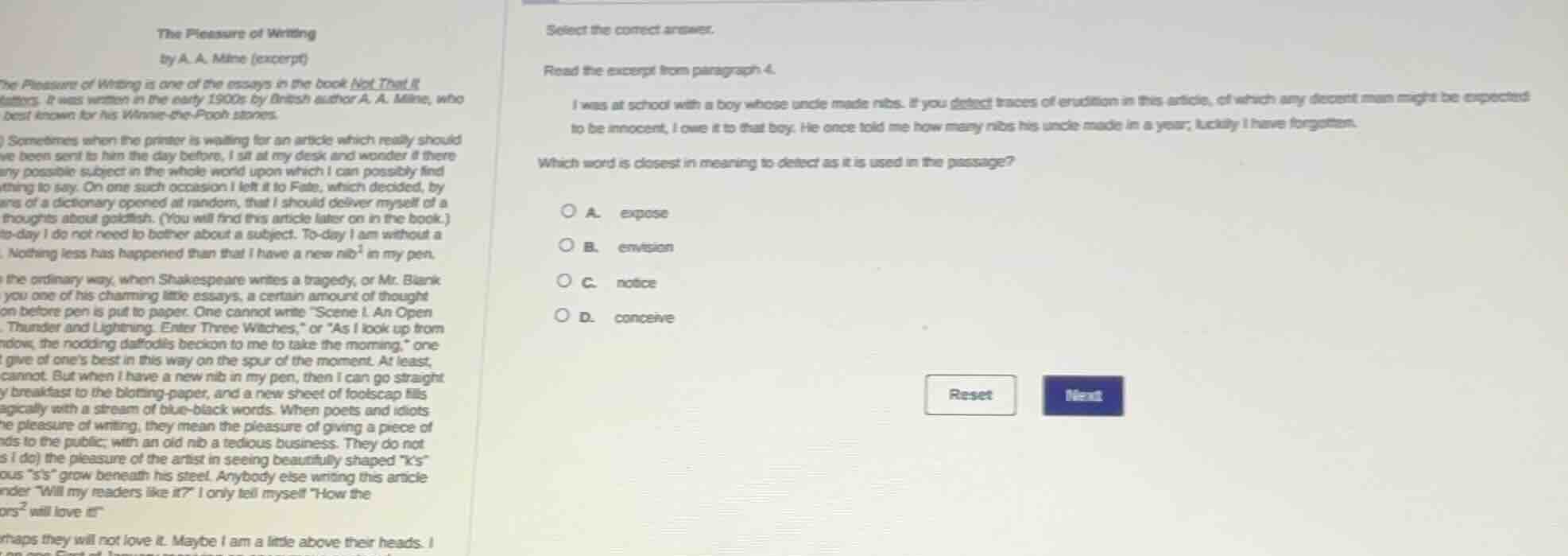 the pleasure of writing by a. a. milne (excerpt) the pleasure of writin…
