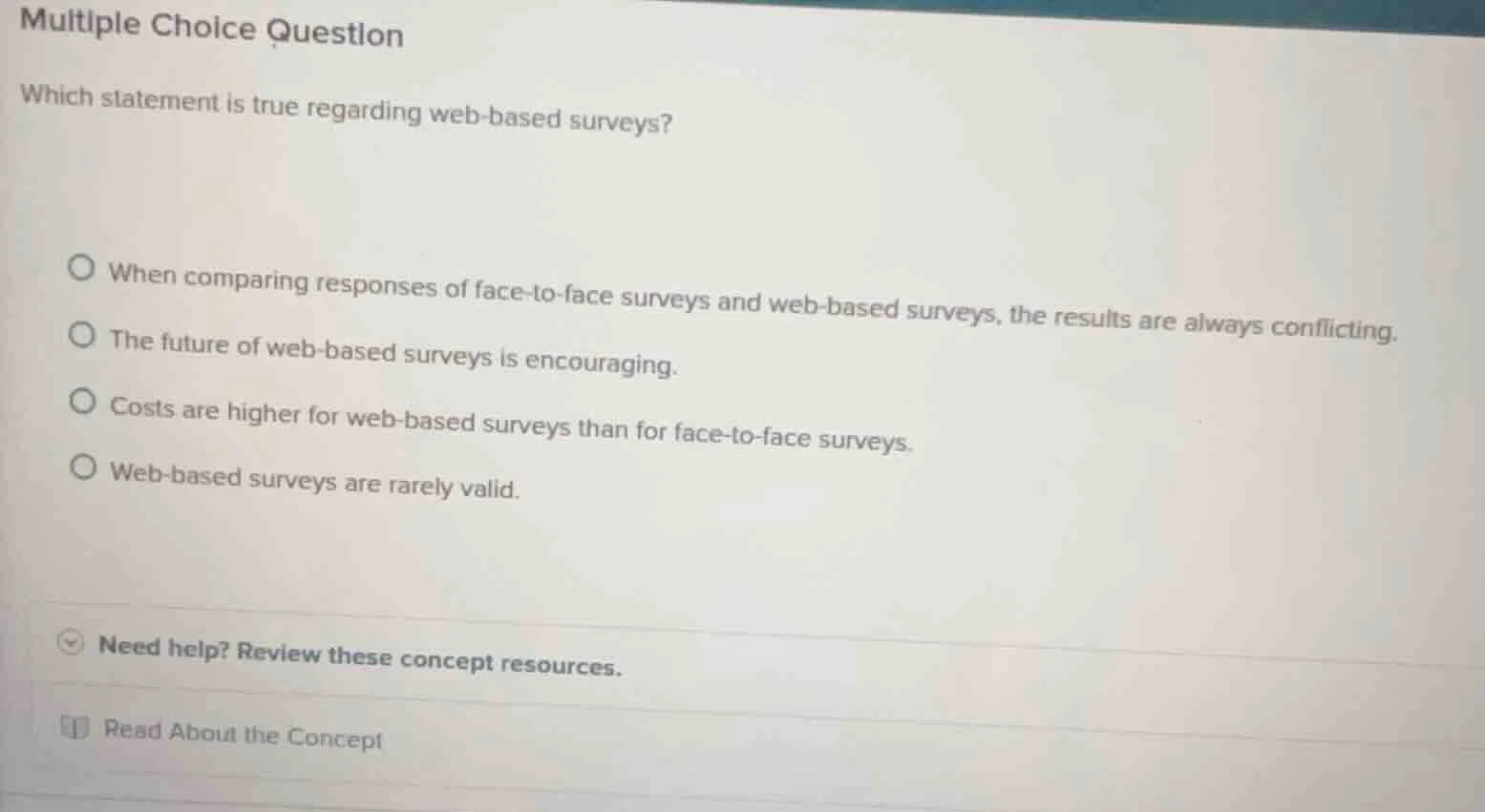 multiple choice question which statement is true regarding web-based su…