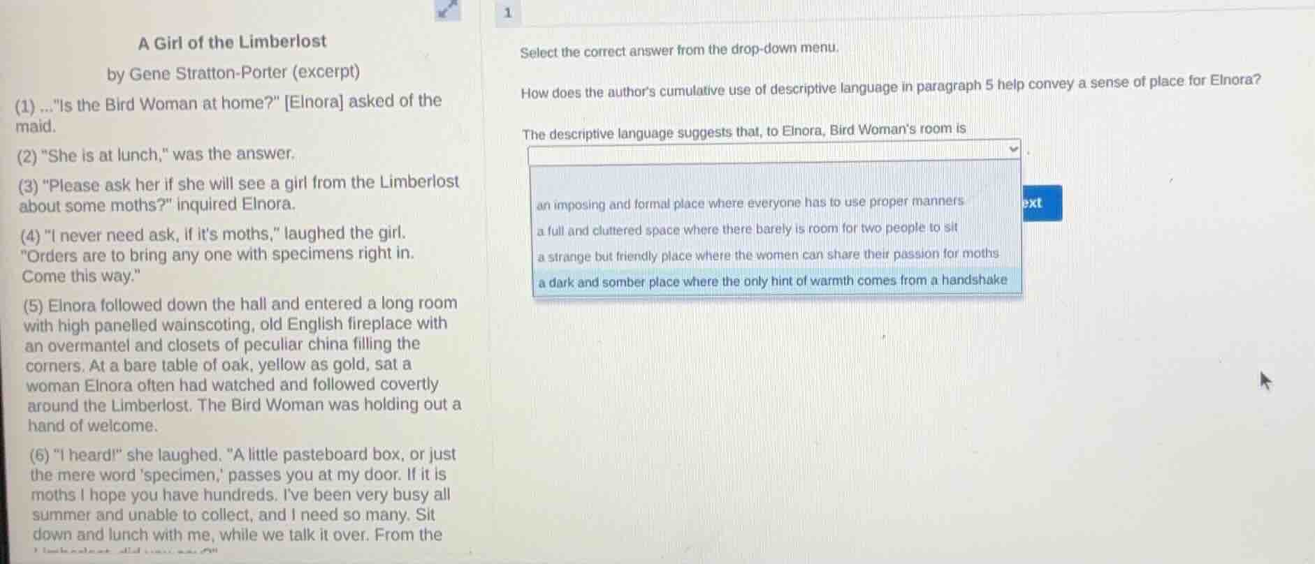 a girl of the limberlost by gene stratton-porter (excerpt) (1) ...\is t…