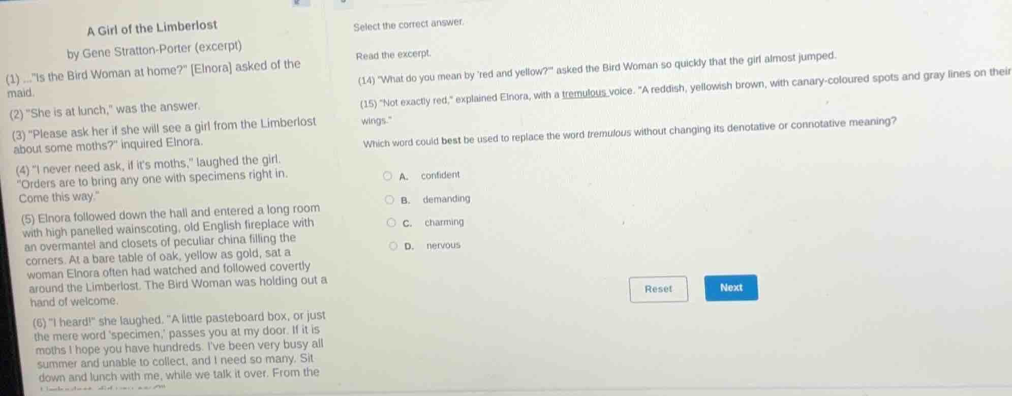 a girl of the limberlostby gene stratton-porter (excerpt)(1) ...\is the…