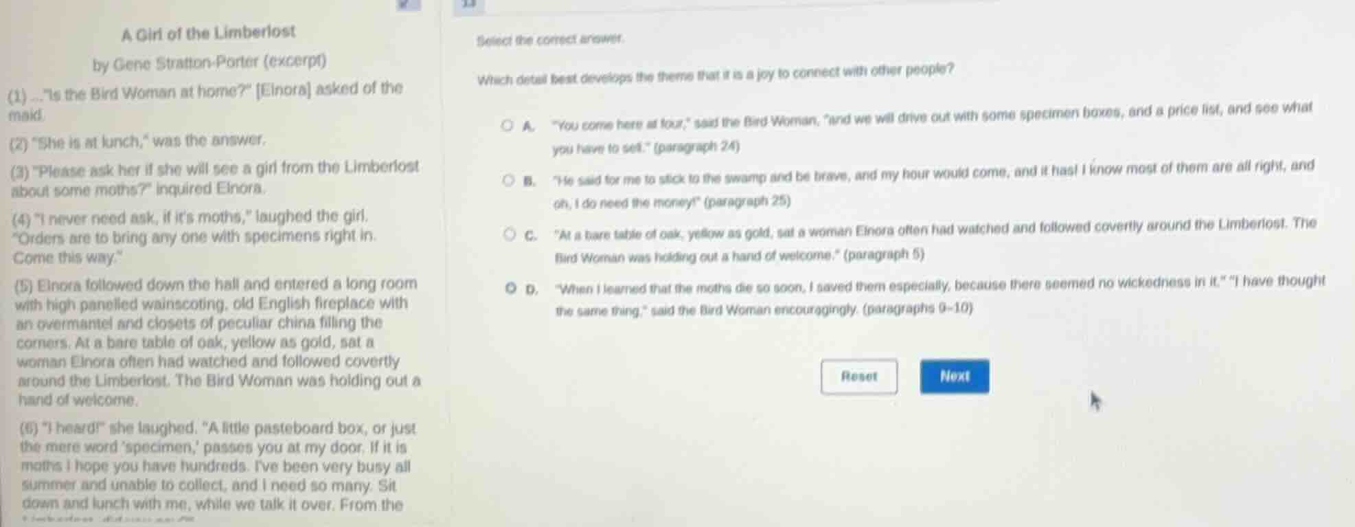 a girl of the limberlost by gene stratton-porter (excerpt) (1) ...\is t…