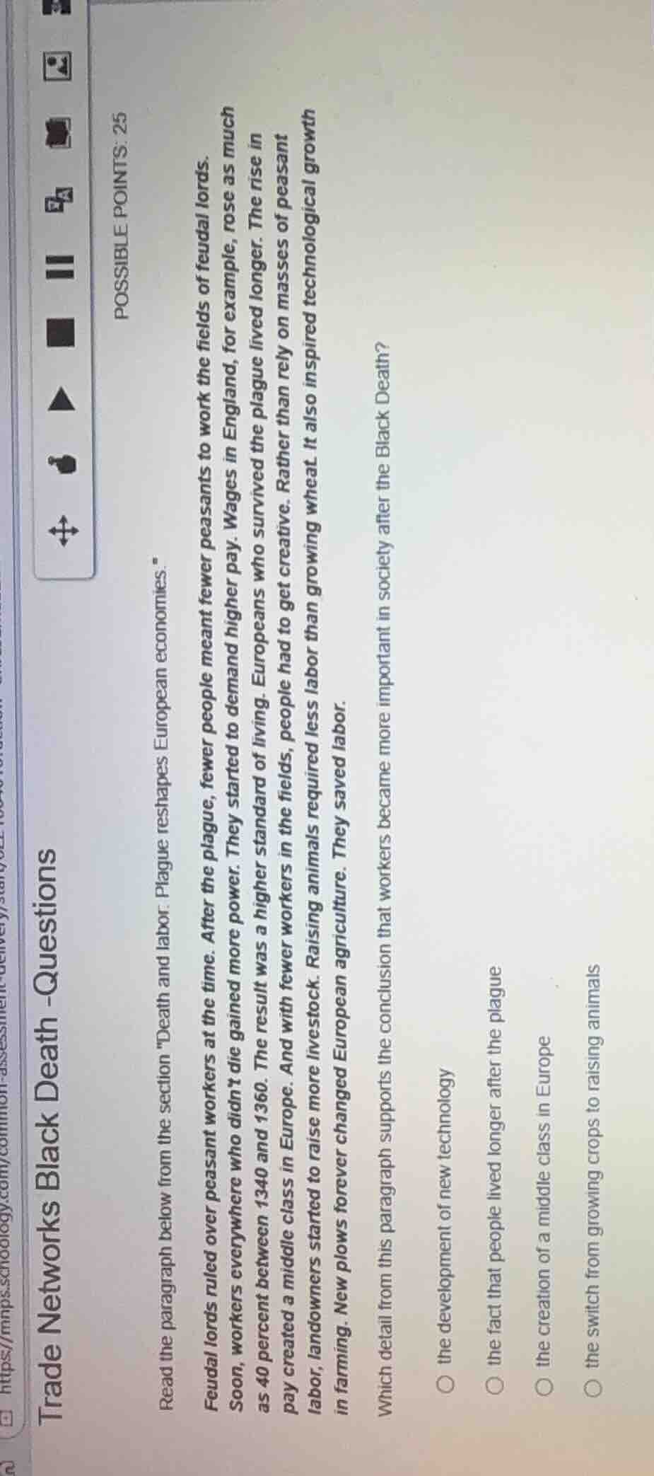 trade networks black death -questionspossible points: 25read the paragr…