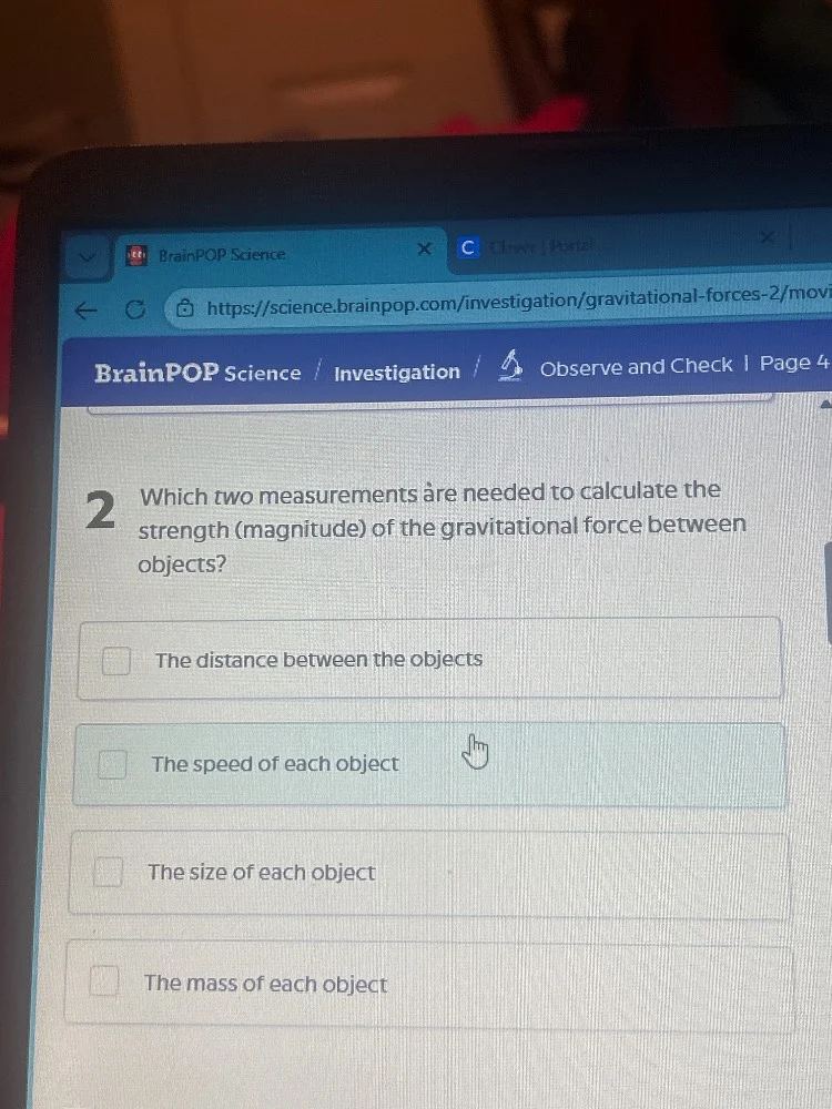 2 which two measurements are needed to calculate the strength (magnitud…