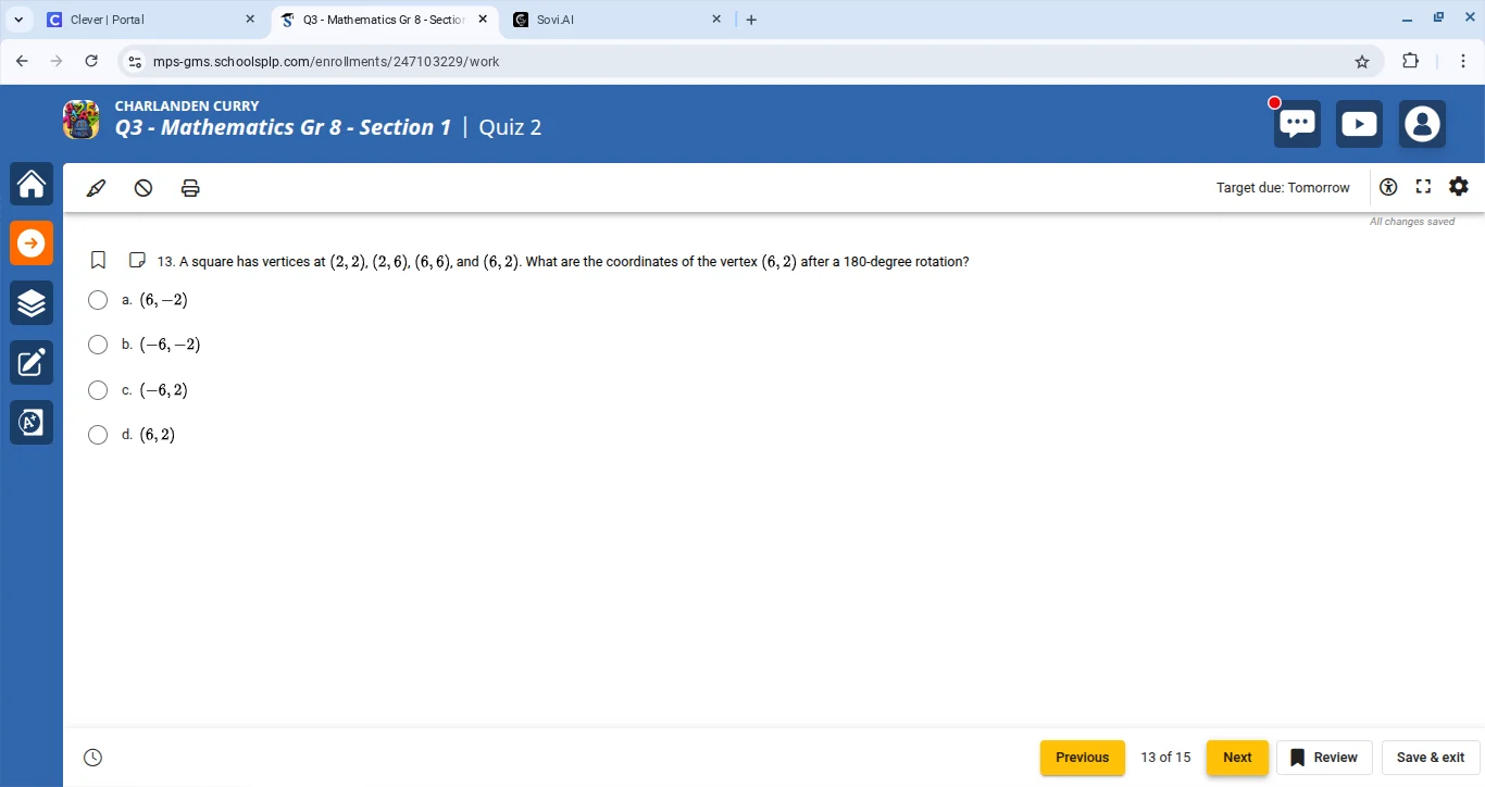 charlanden curry q3 - mathematics gr 8 - section 1 | quiz 2 target due:…