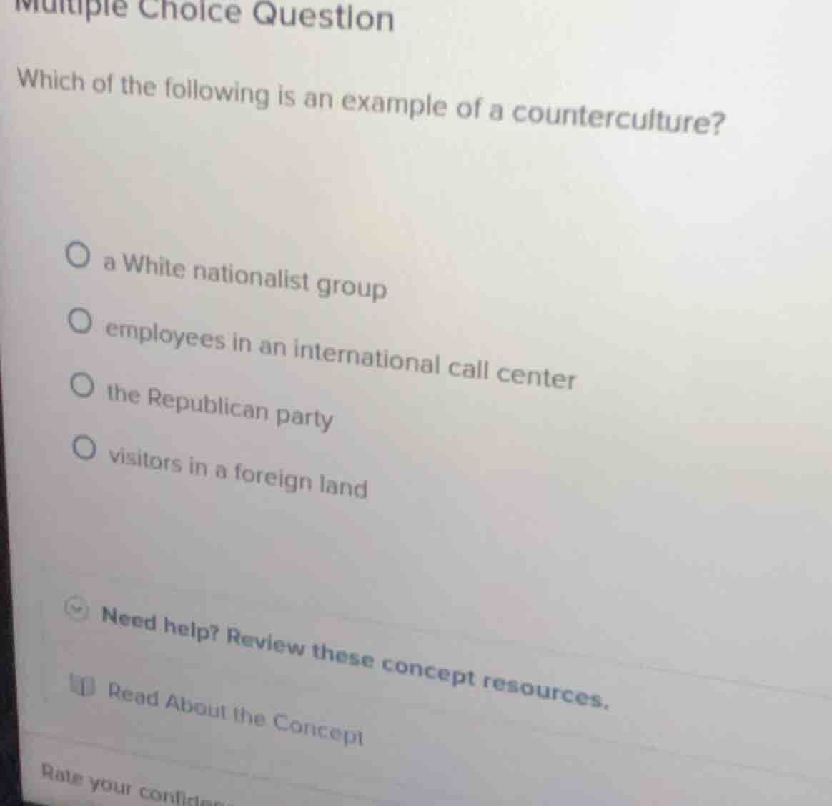 multiple choice question which of the following is an example of a coun…