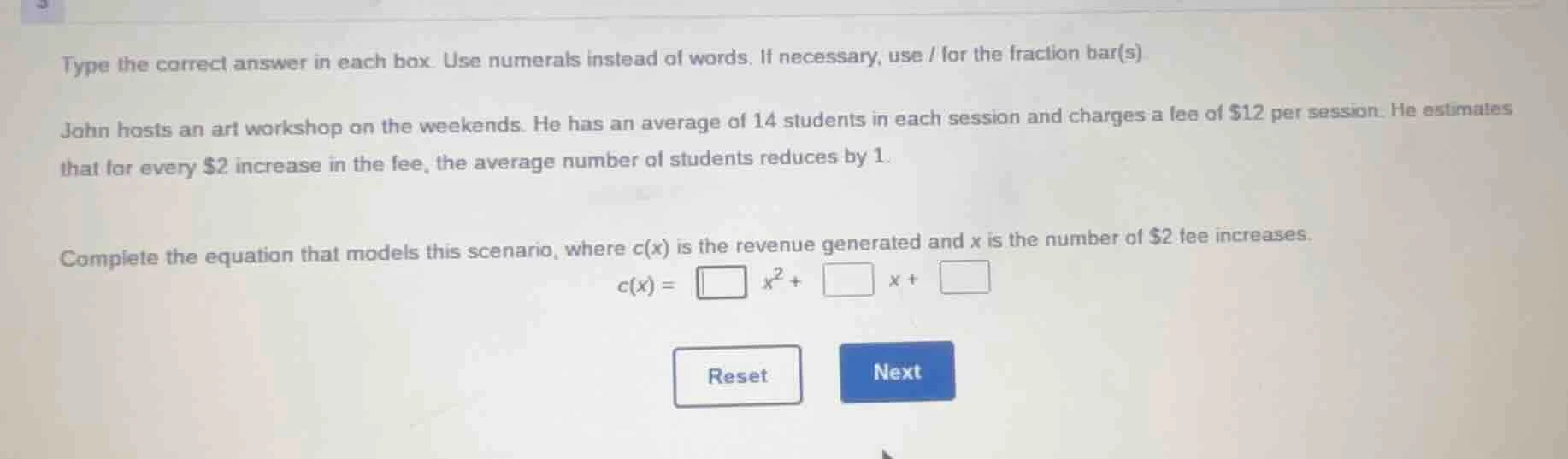type the correct answer in each box. use numerals instead of words. if …