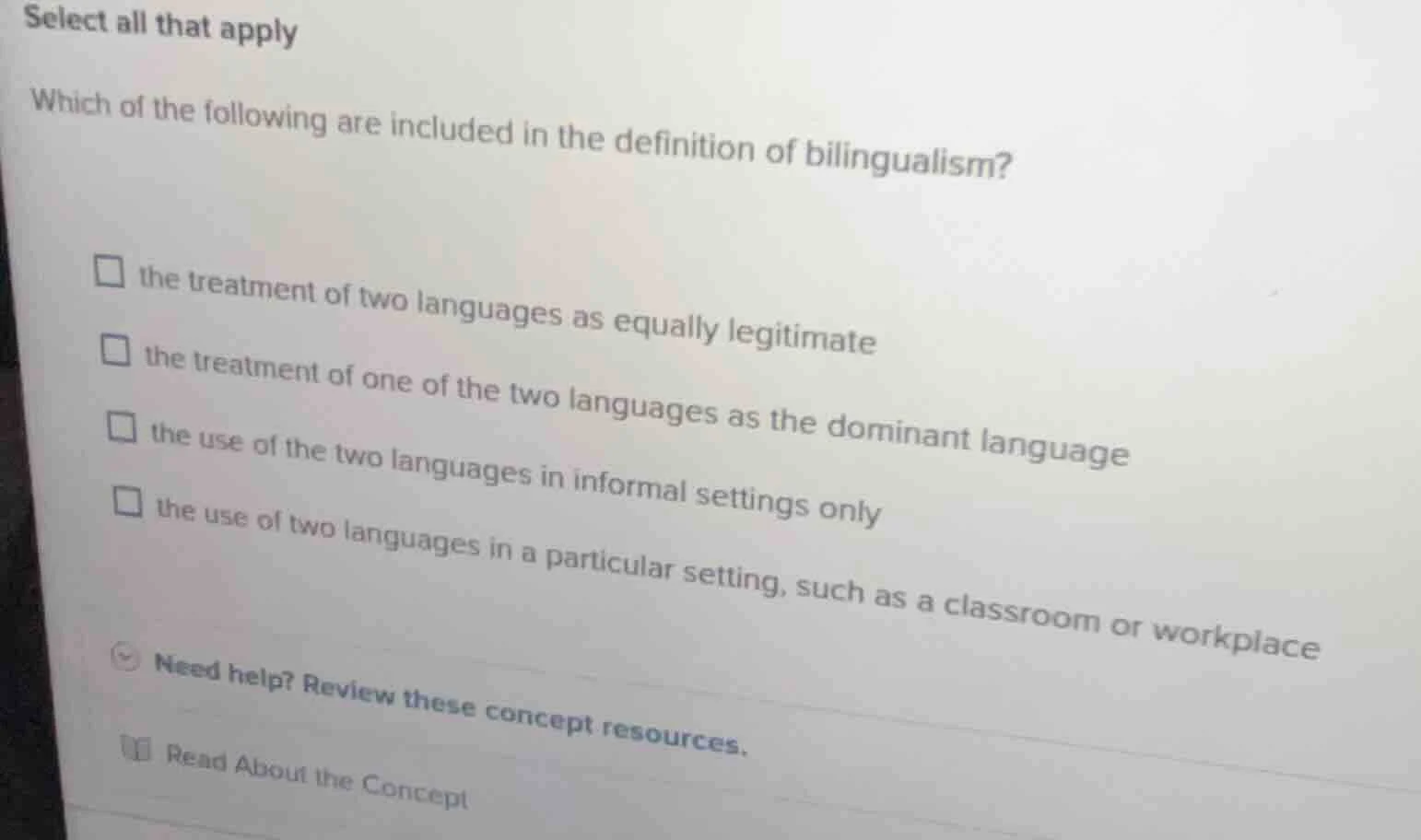 select all that apply which of the following are included in the defini…