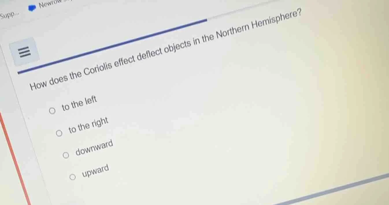 how does the coriolis effect deflect objects in the northern hemisphere…