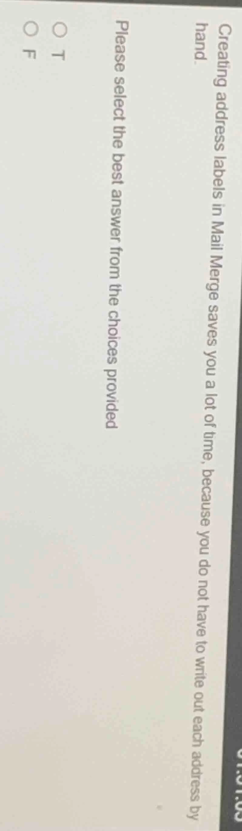 creating address labels in mail merge saves you a lot of time, because …